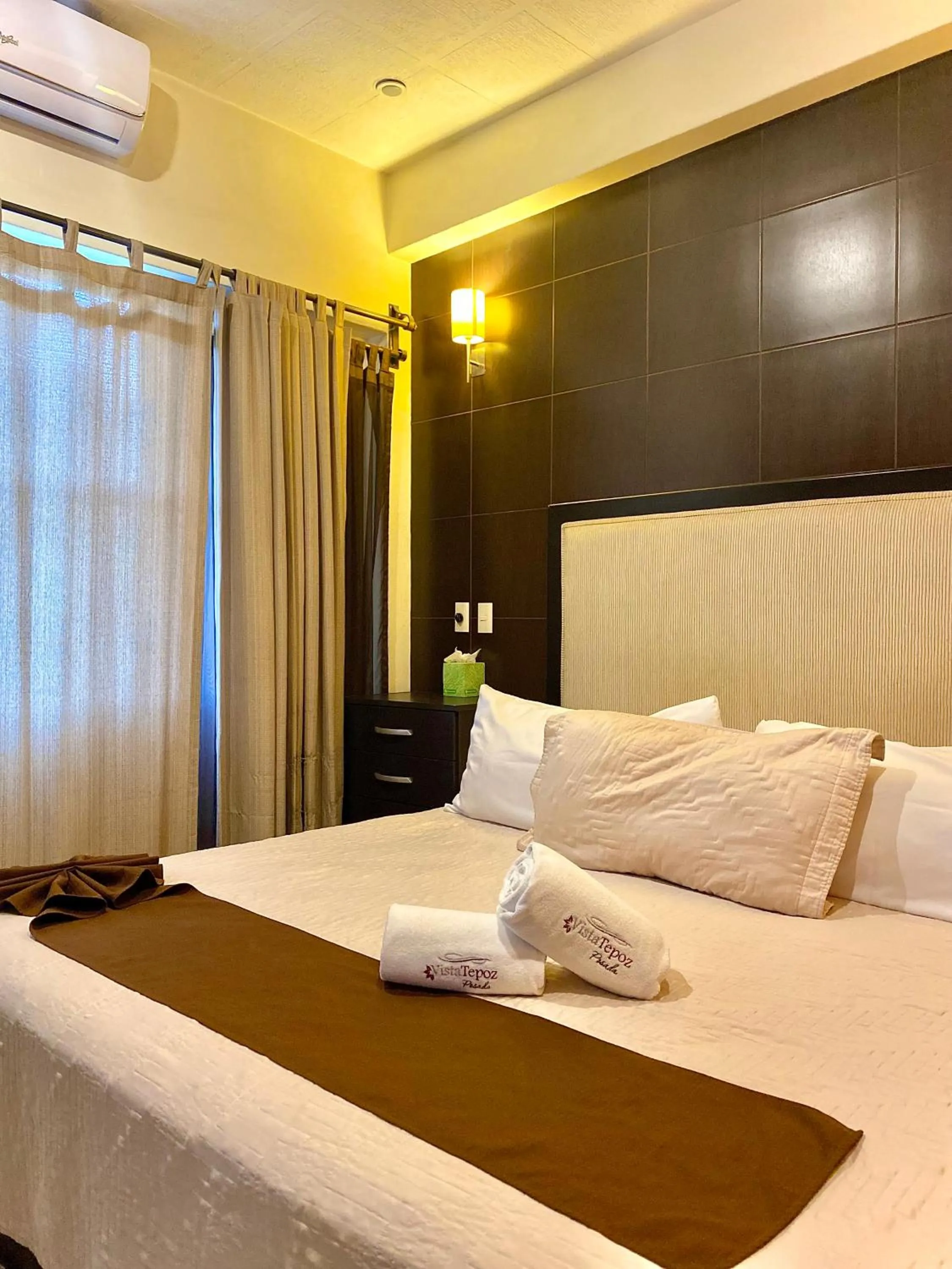 Bed in Posada Vista Tepoz