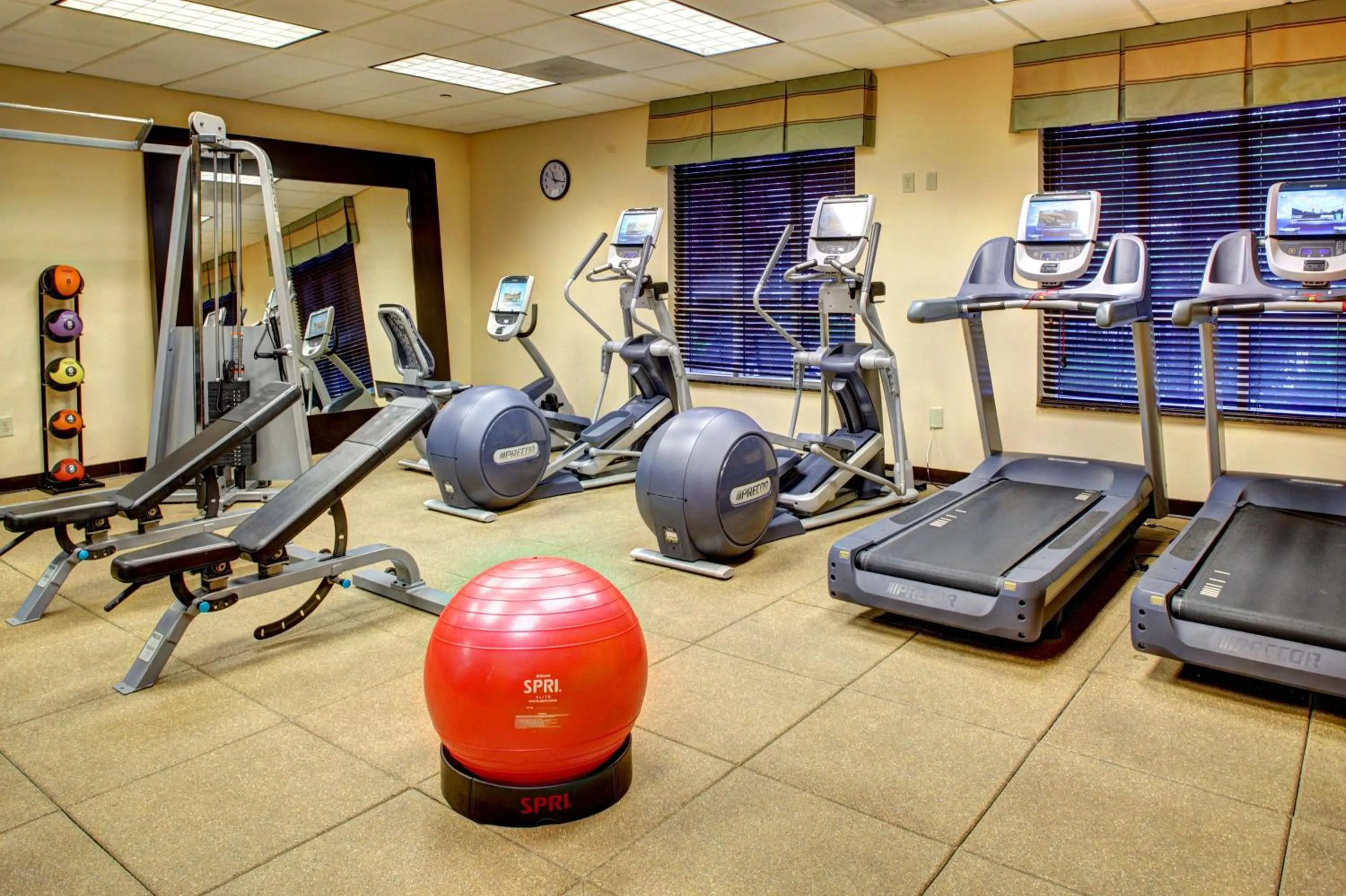 Fitness centre/facilities in Hilton Columbia Center