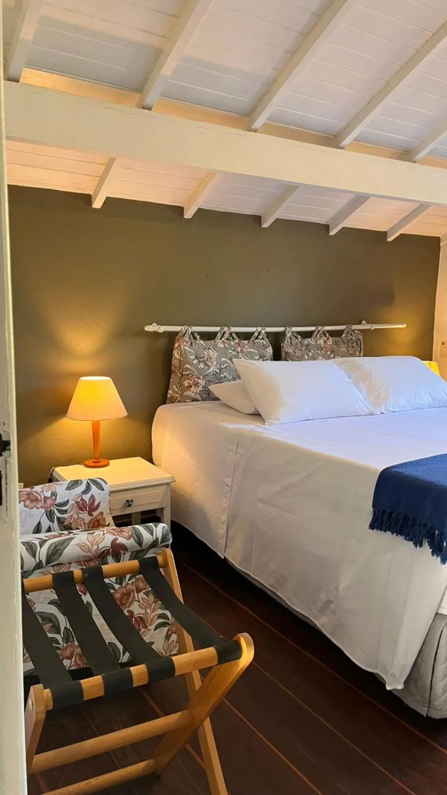 Bed in Pousada Canto do Camburi