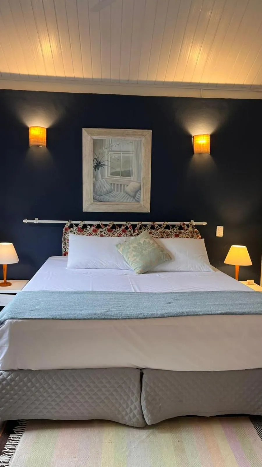 Bed in Pousada Canto do Camburi