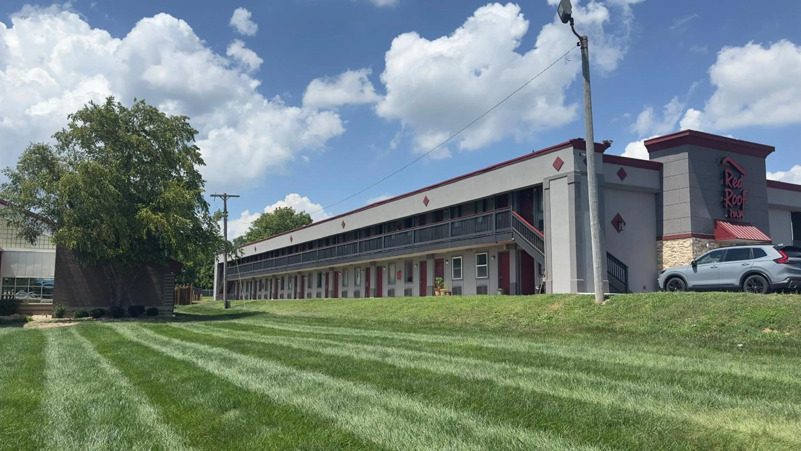 Property building in Red Roof Inn Anderson, IN