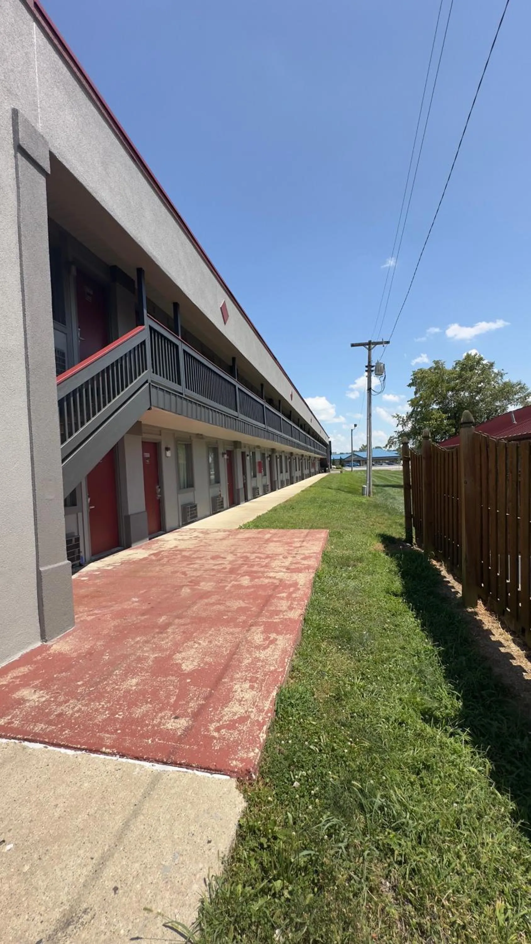 Property building in Red Roof Inn Anderson, IN