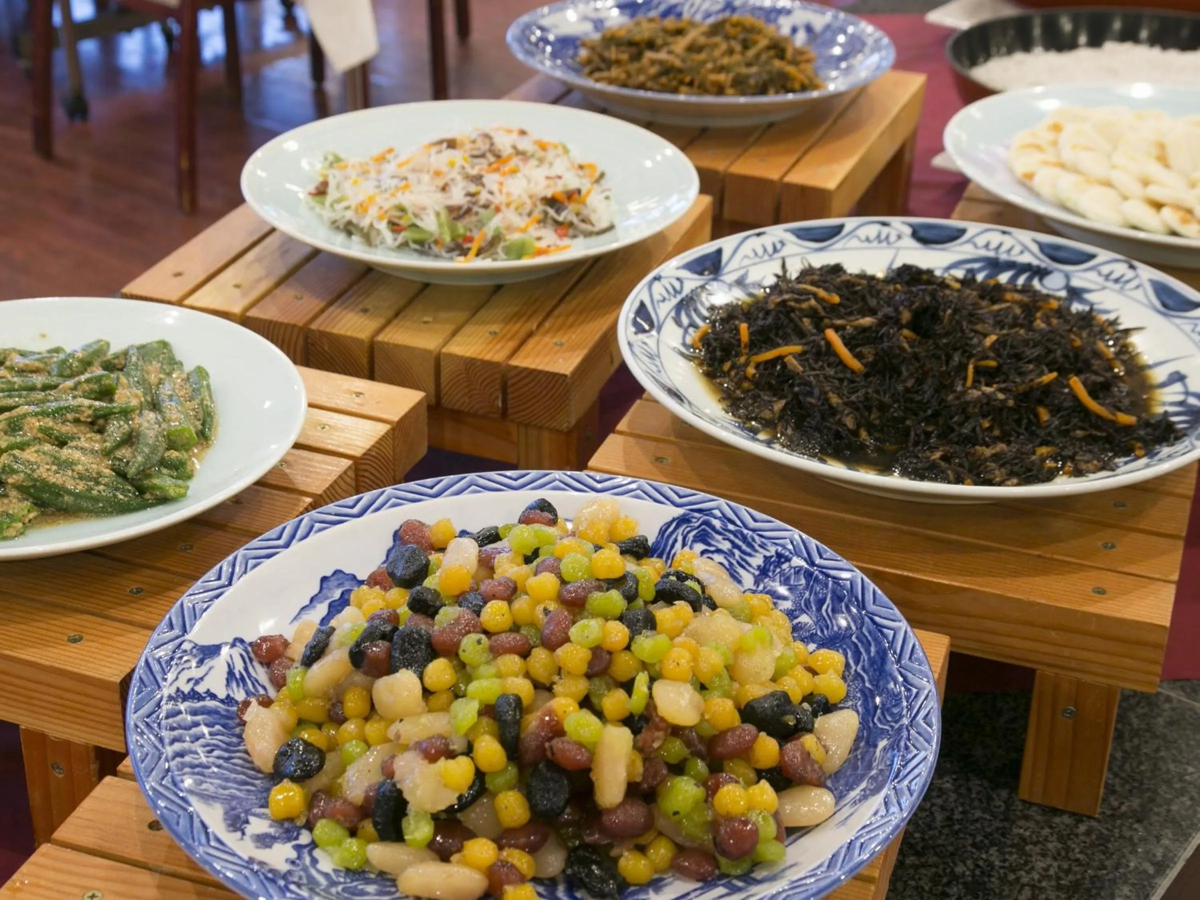 Buffet breakfast in Hiranoya