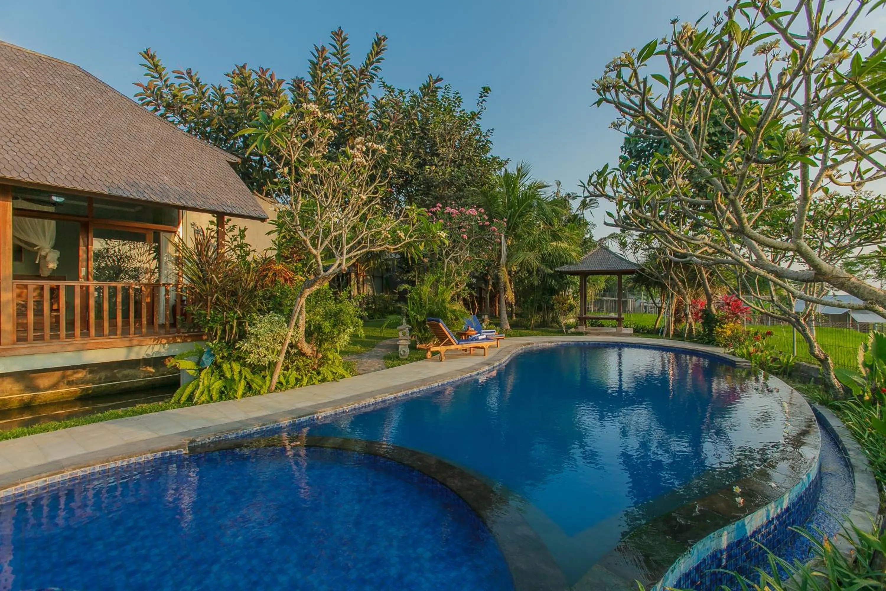 Swimming pool in Villa D'Carik Bali