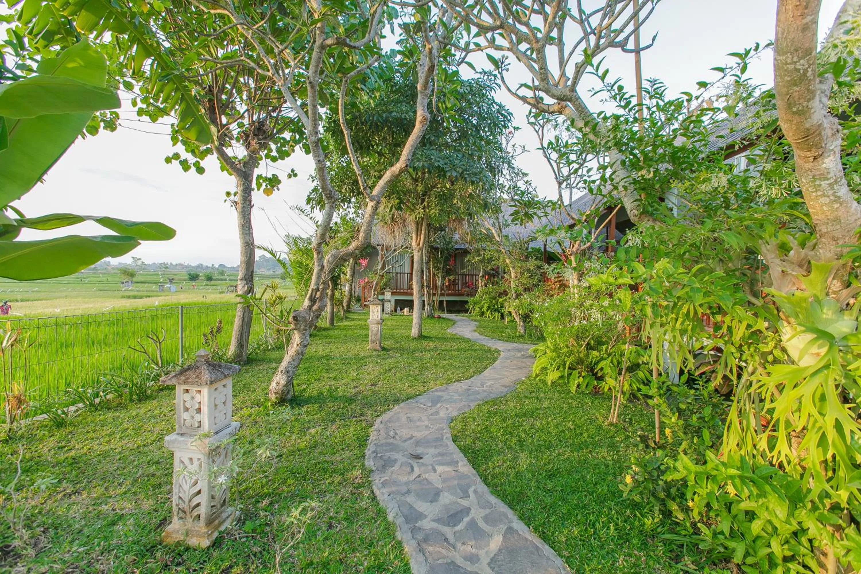 Garden view in Villa D'Carik Bali