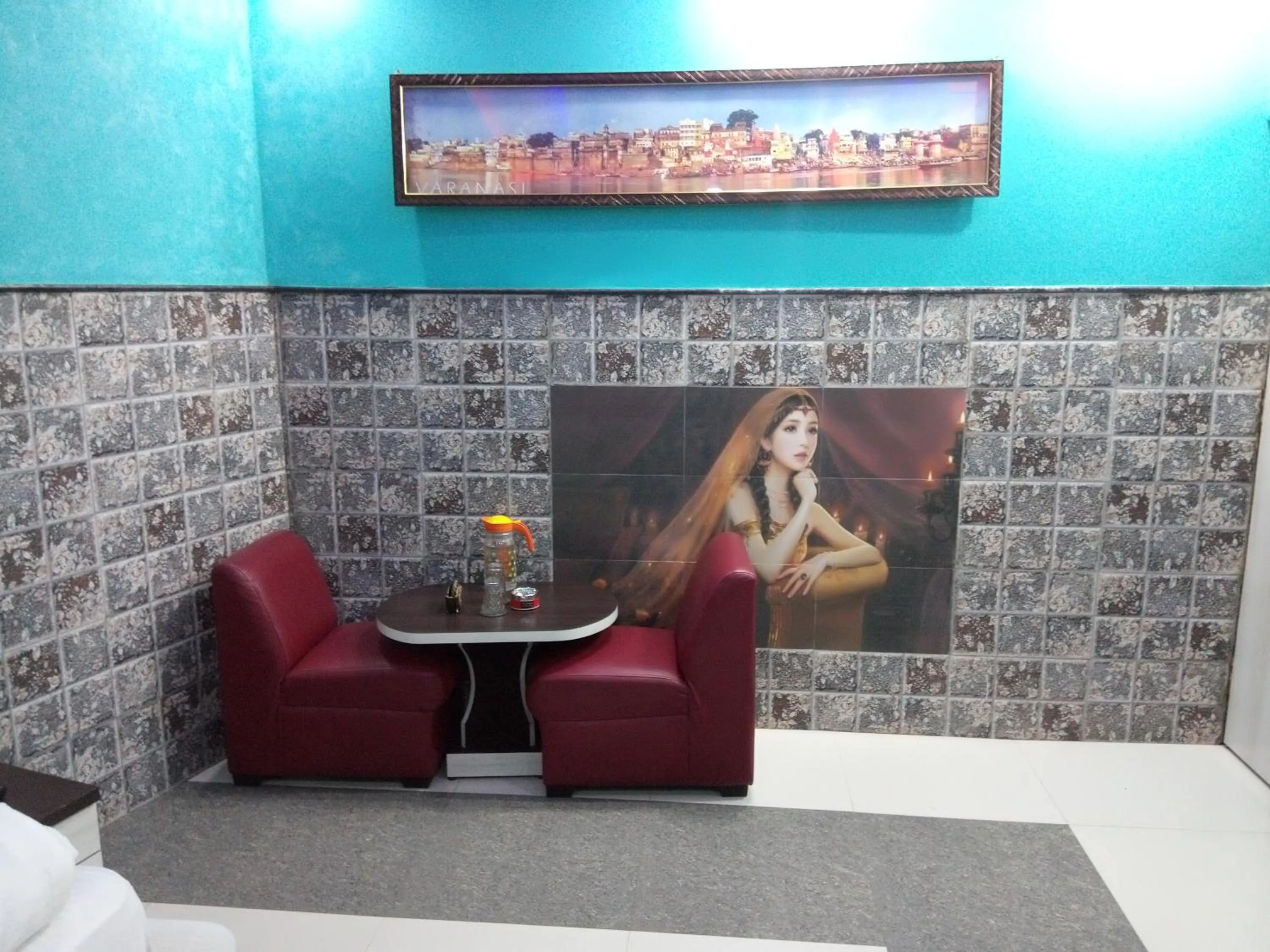 Seating area in Hotel Bachchan Palace