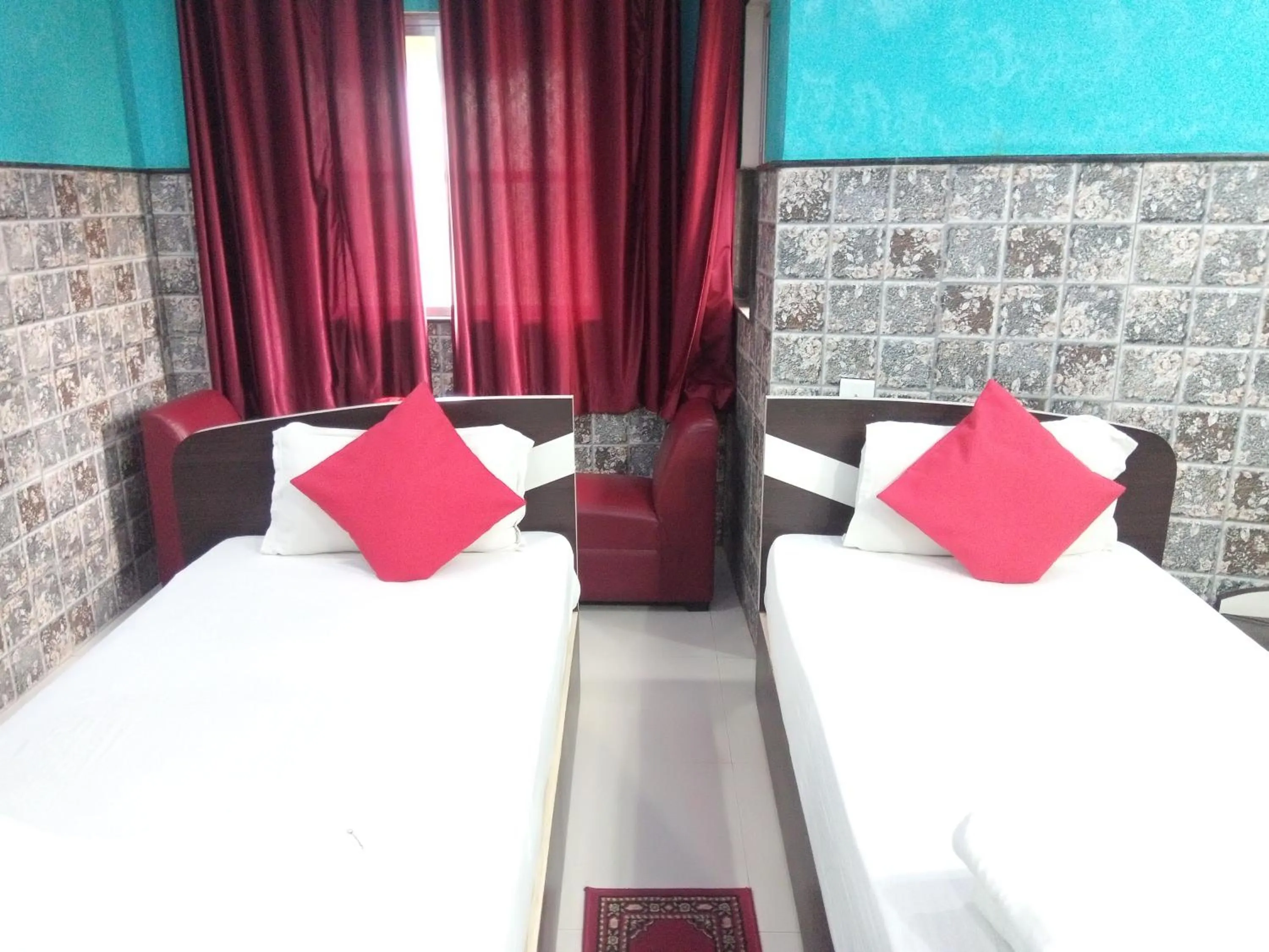 Bed in Hotel Bachchan Palace