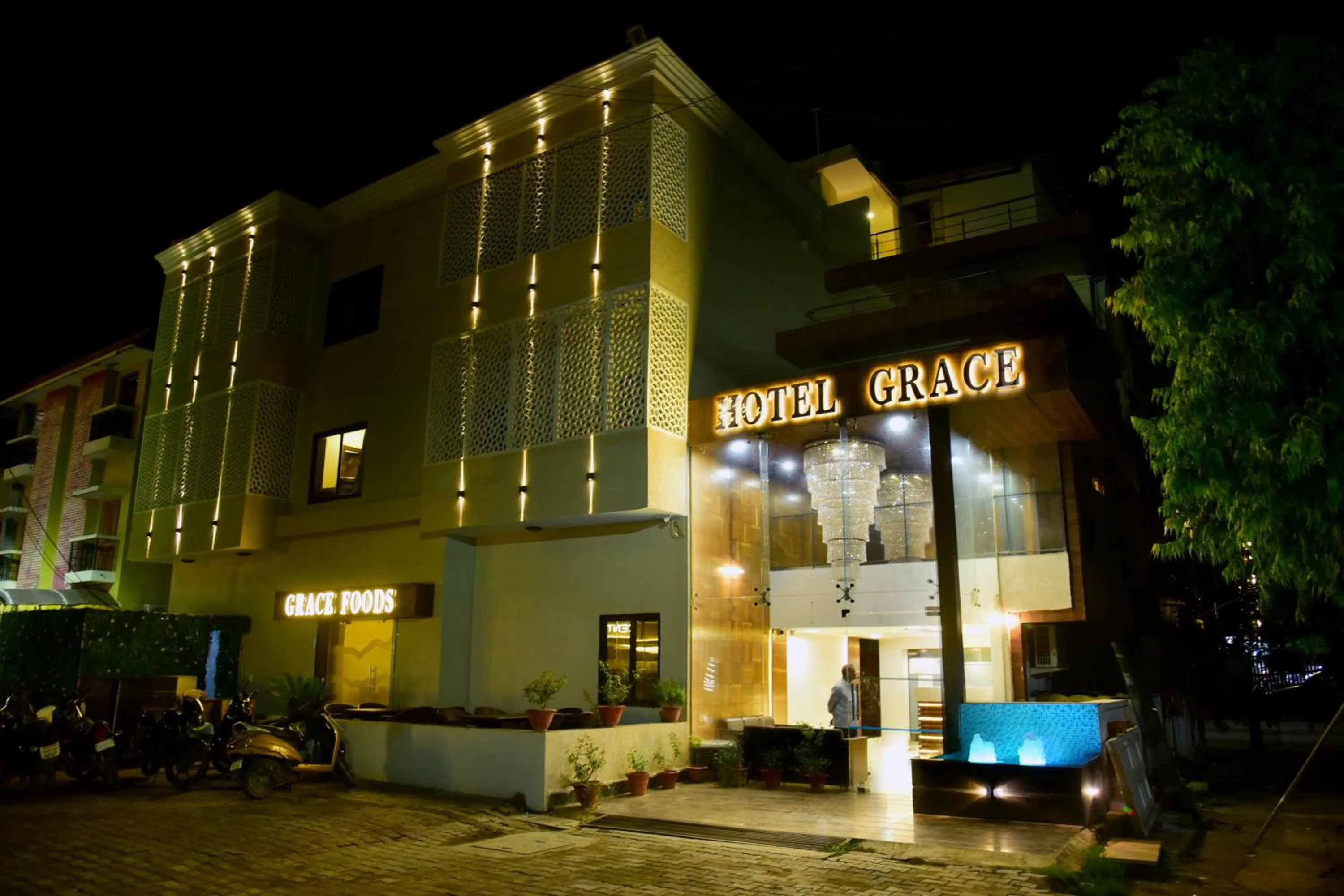 Property building in Hotel Grace