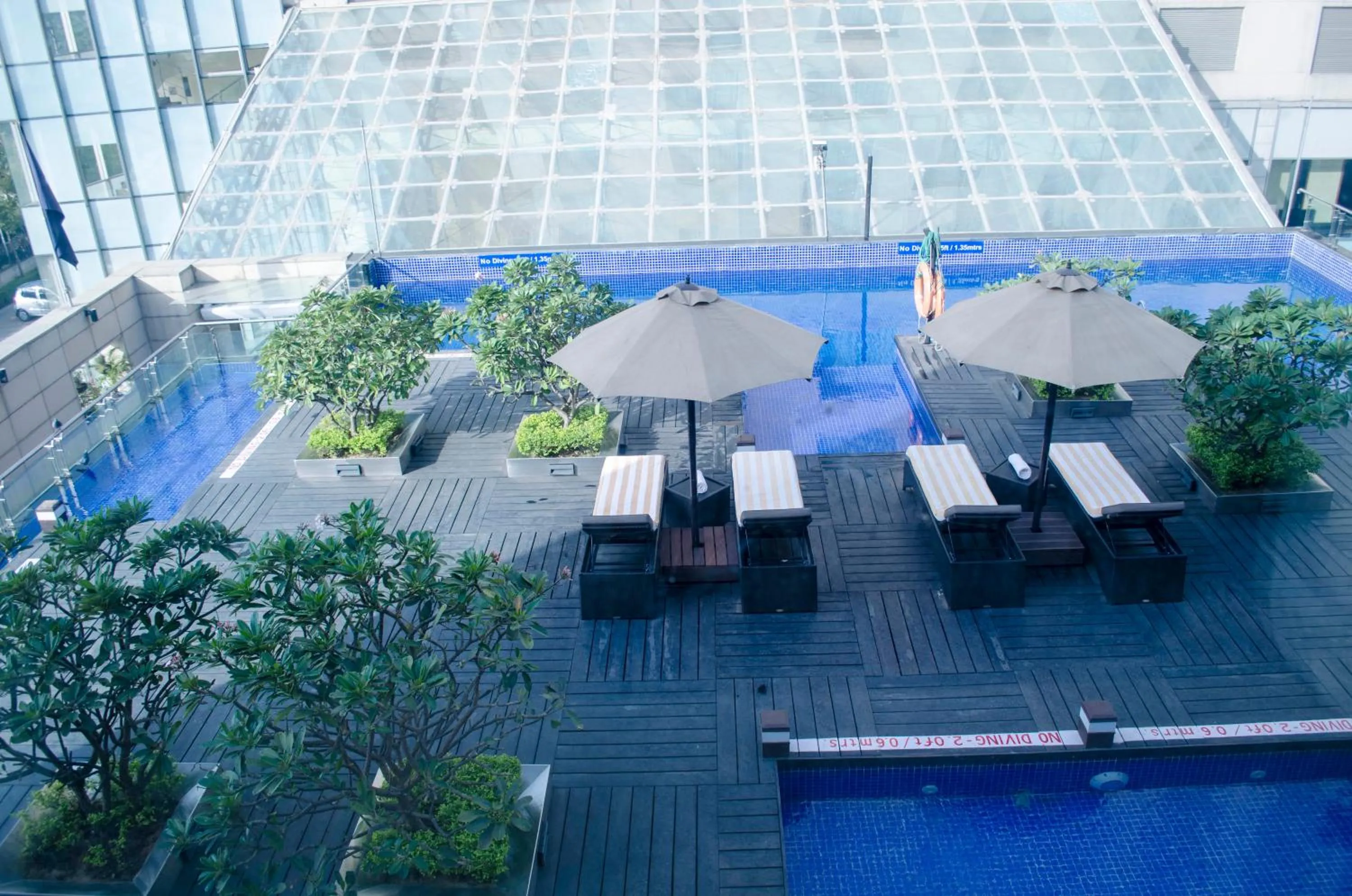 Swimming pool in Radisson Blu Hotel, Greater Noida