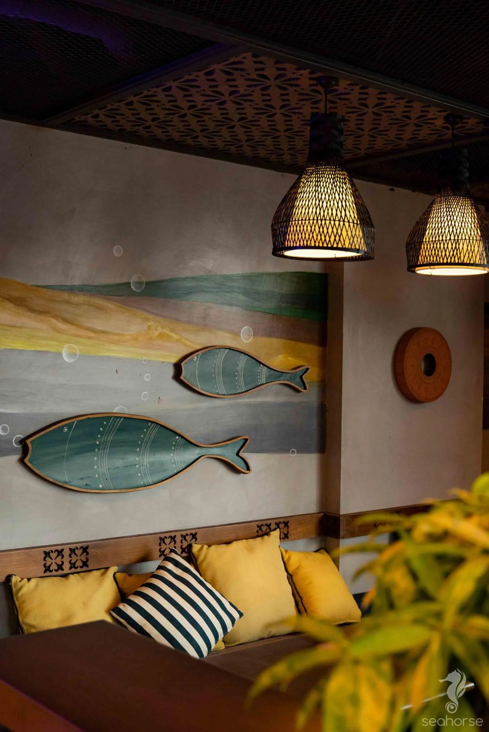 Decorative detail in Seahorse Han Market Da Nang Apartment by Haviland