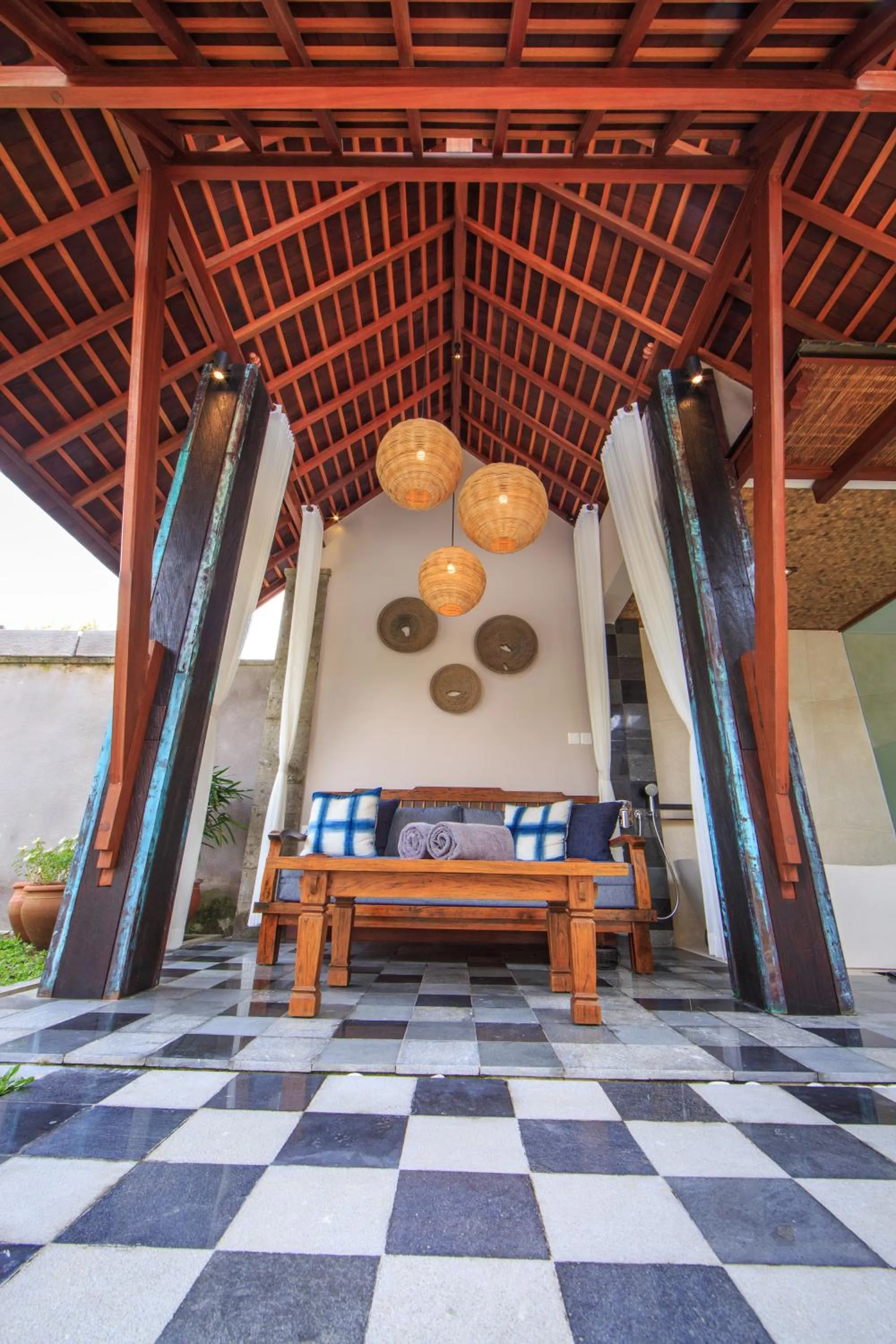 Seating area in Tejaprana Bisma - CHSE Certified