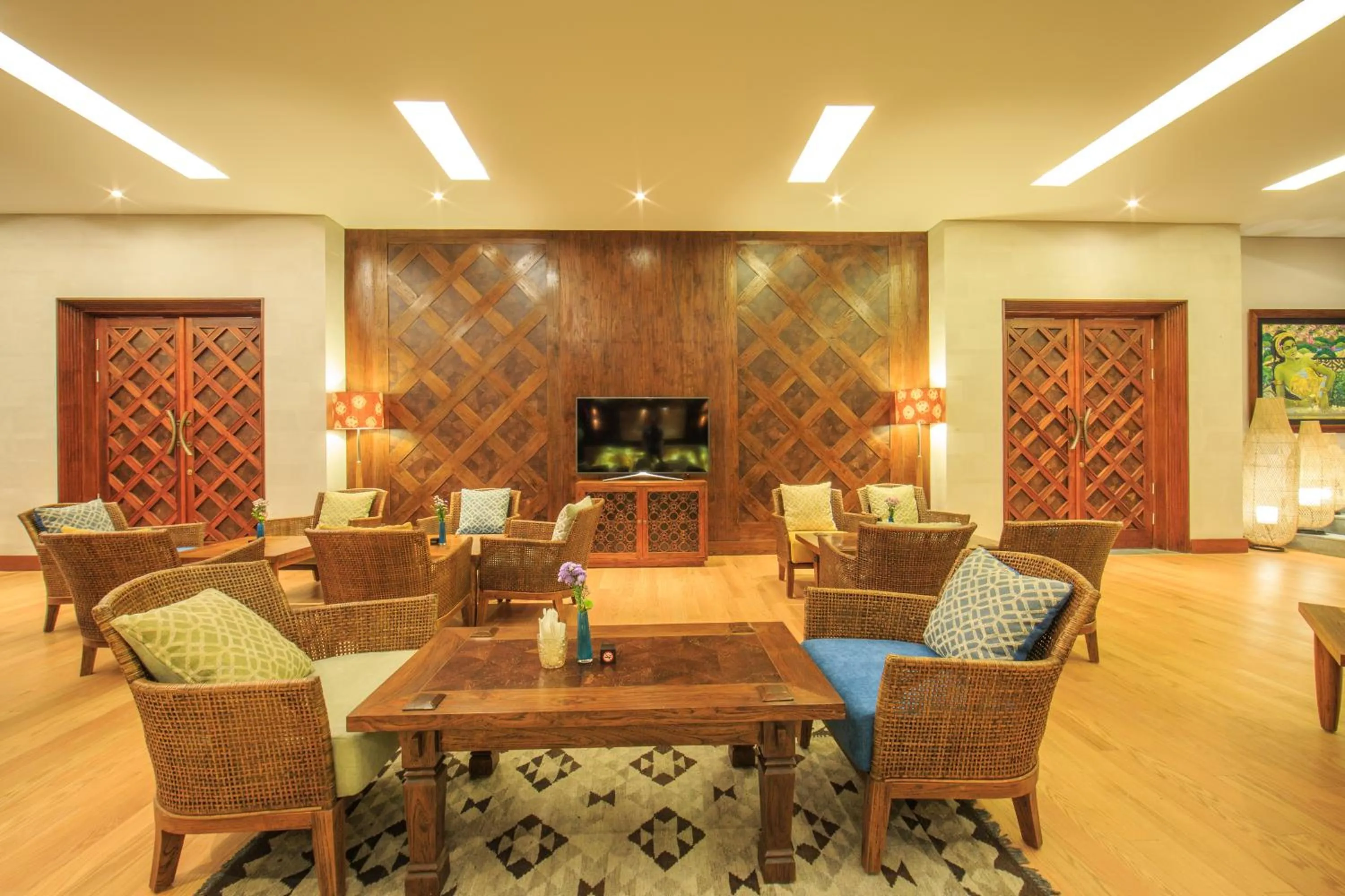 Lounge or bar in Tejaprana Bisma - CHSE Certified