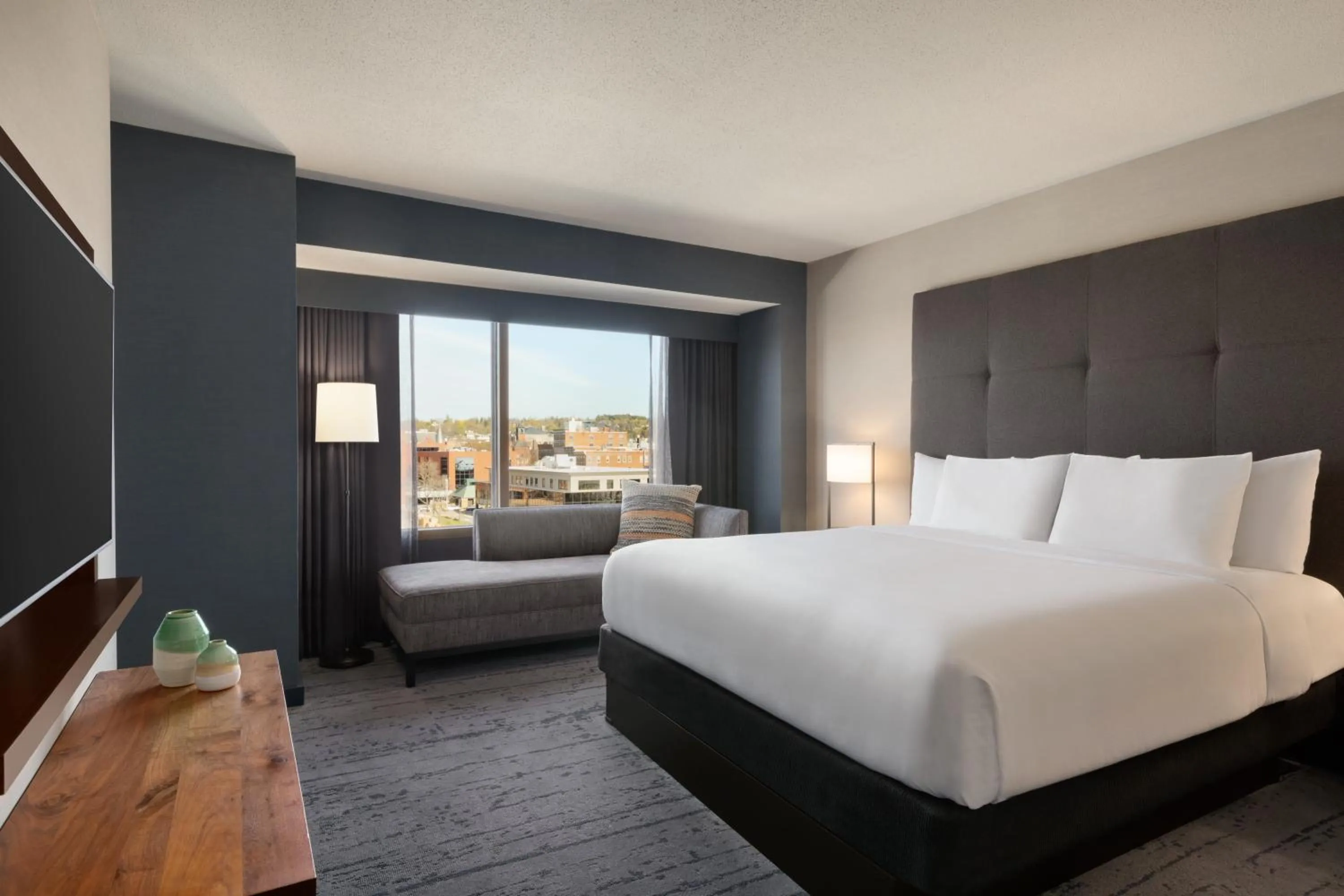 Bed in Hotel Champlain Burlington, Curio Collection by Hilton