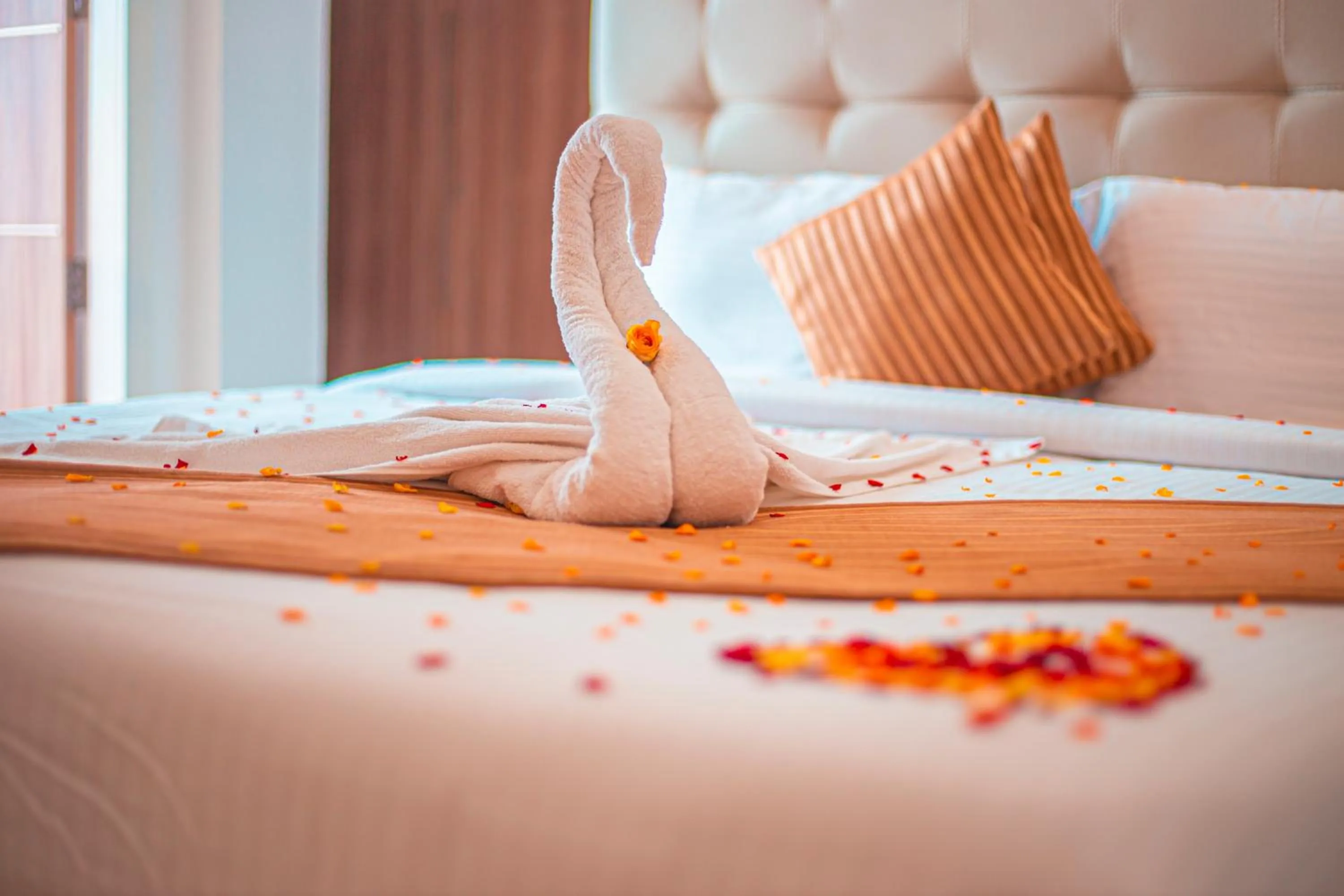 Bed in Park Avenue Suites