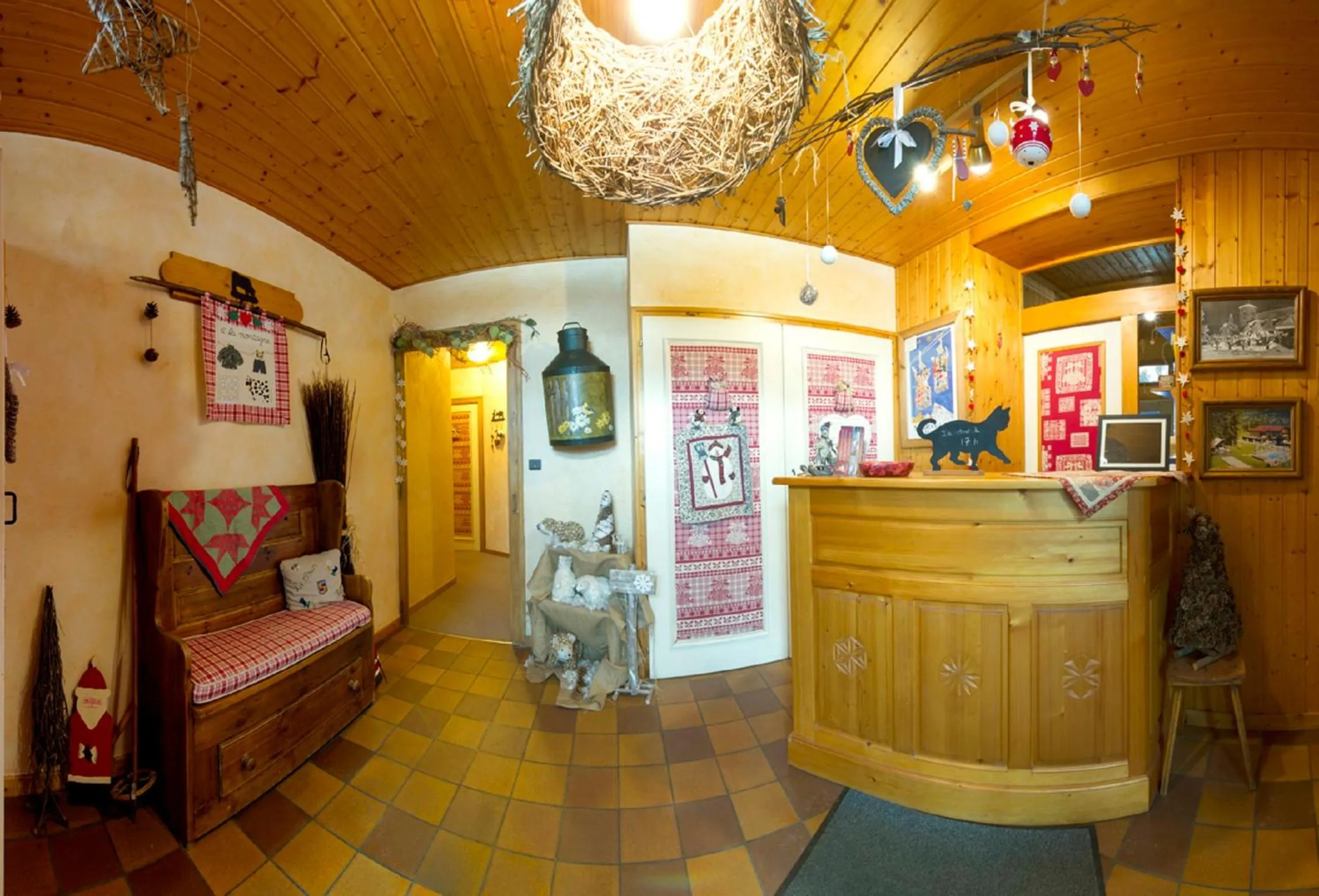 Lobby or reception in Résidence La Cour