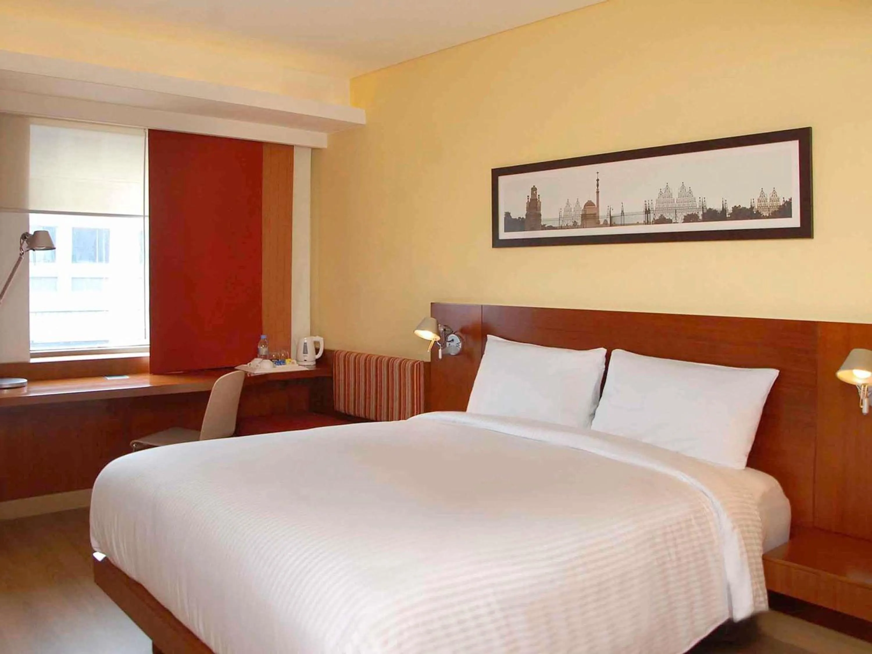 Bedroom, Bed in ibis New Delhi Aerocity - An Accor Brand