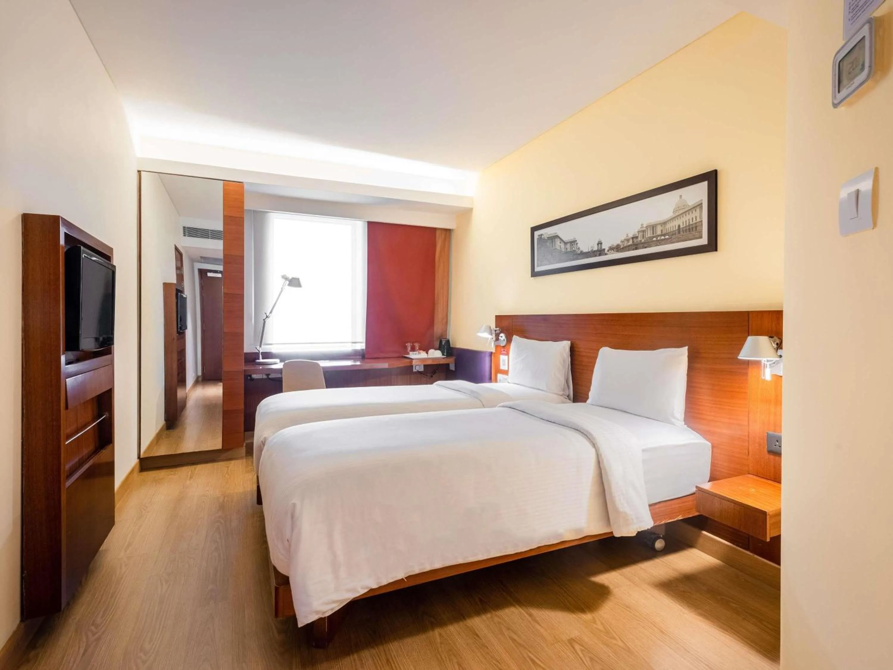 Bedroom, Bed in ibis New Delhi Aerocity - An Accor Brand