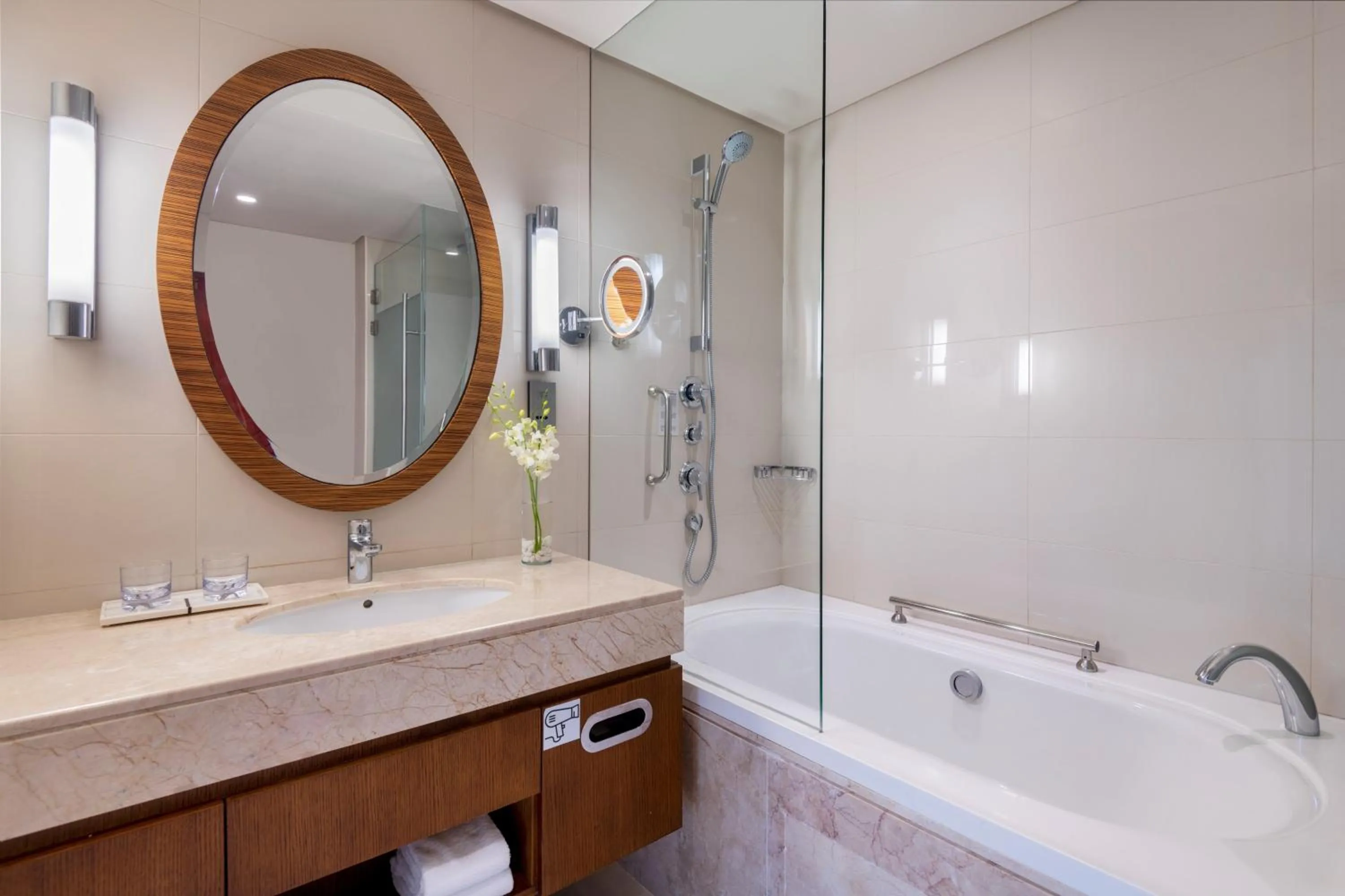 Bathroom in Crowne Plaza Doha - The Business Park by IHG