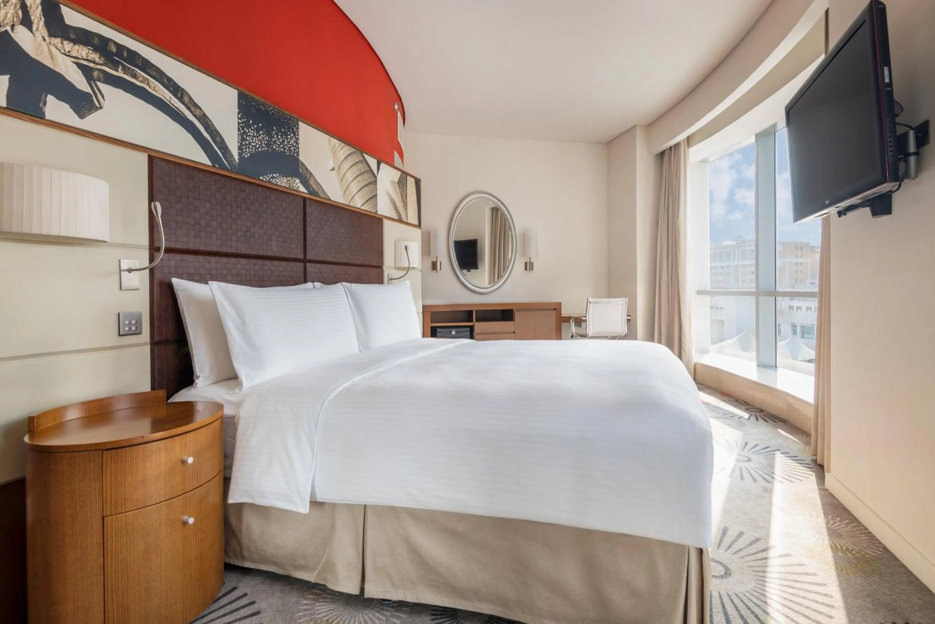 Bedroom, Bed in Crowne Plaza Doha - The Business Park by IHG