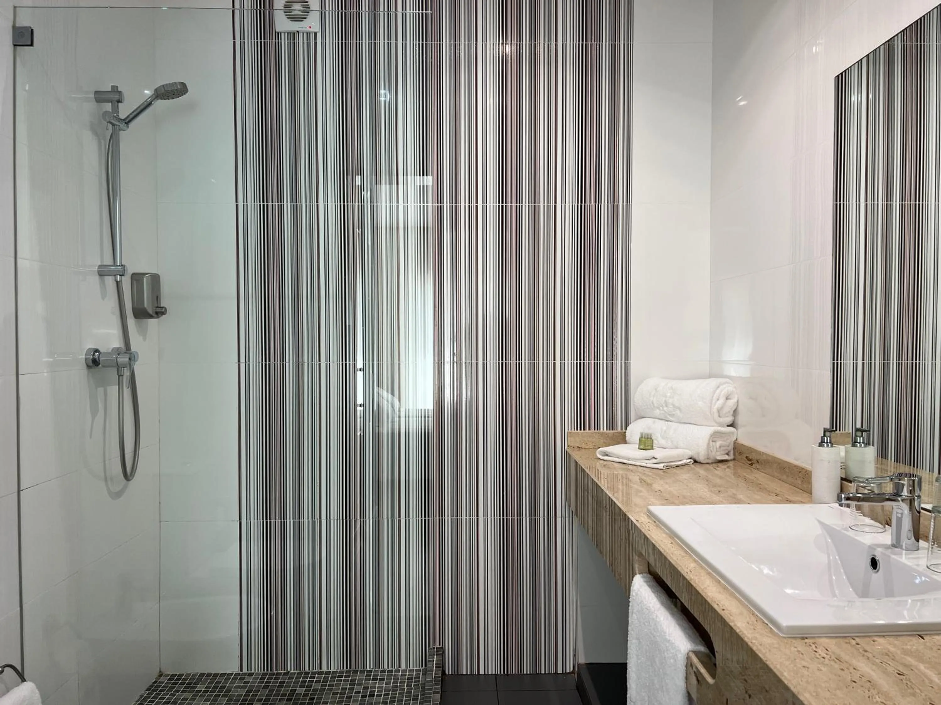 Shower in Quinta Saleiro Guesthouse