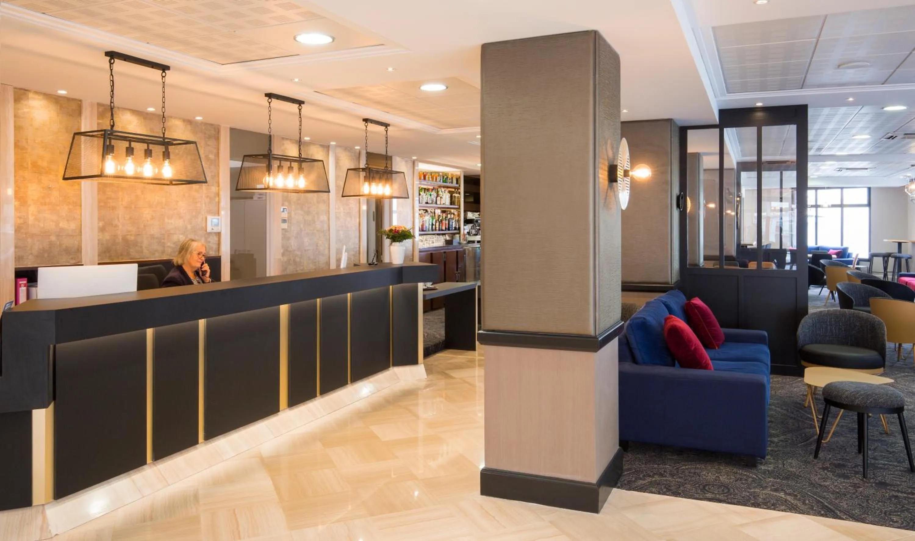 Lobby or reception in Hôtel National