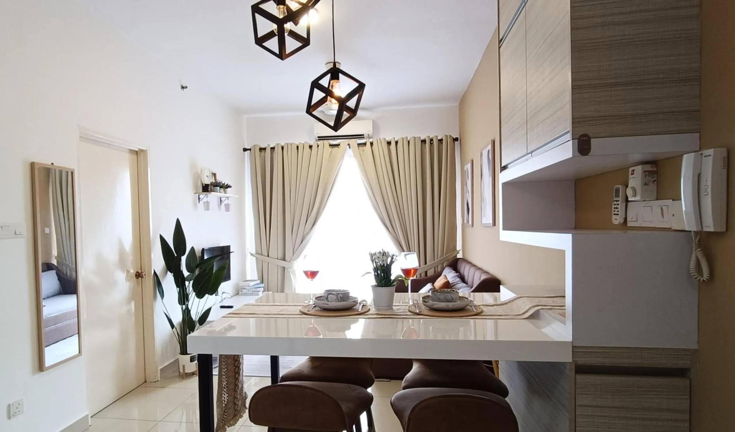 Living room in Prestige Sky Riverfront