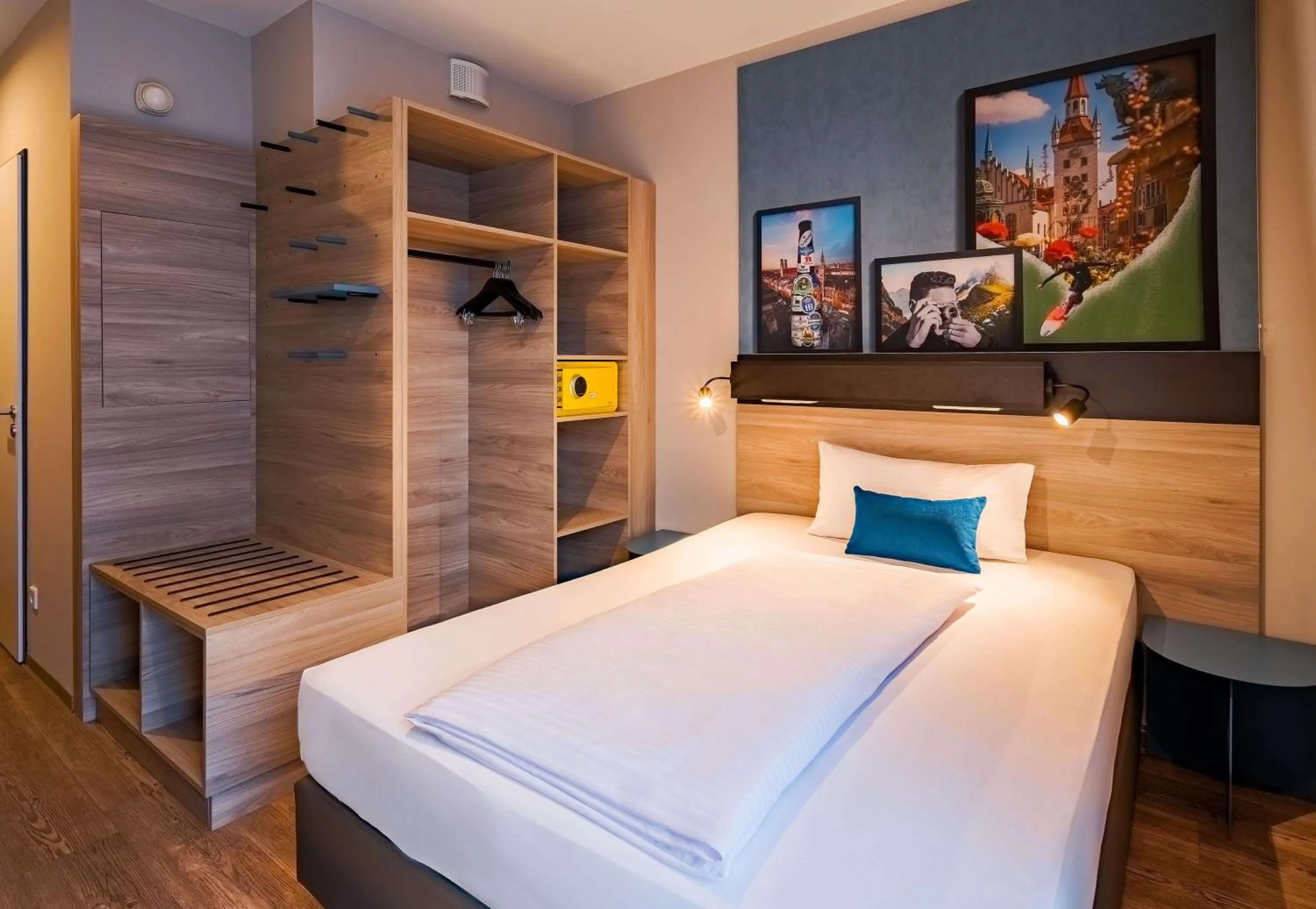 Photo of the whole room, Bed in Ramada Encore by Wyndham Munich Messe
