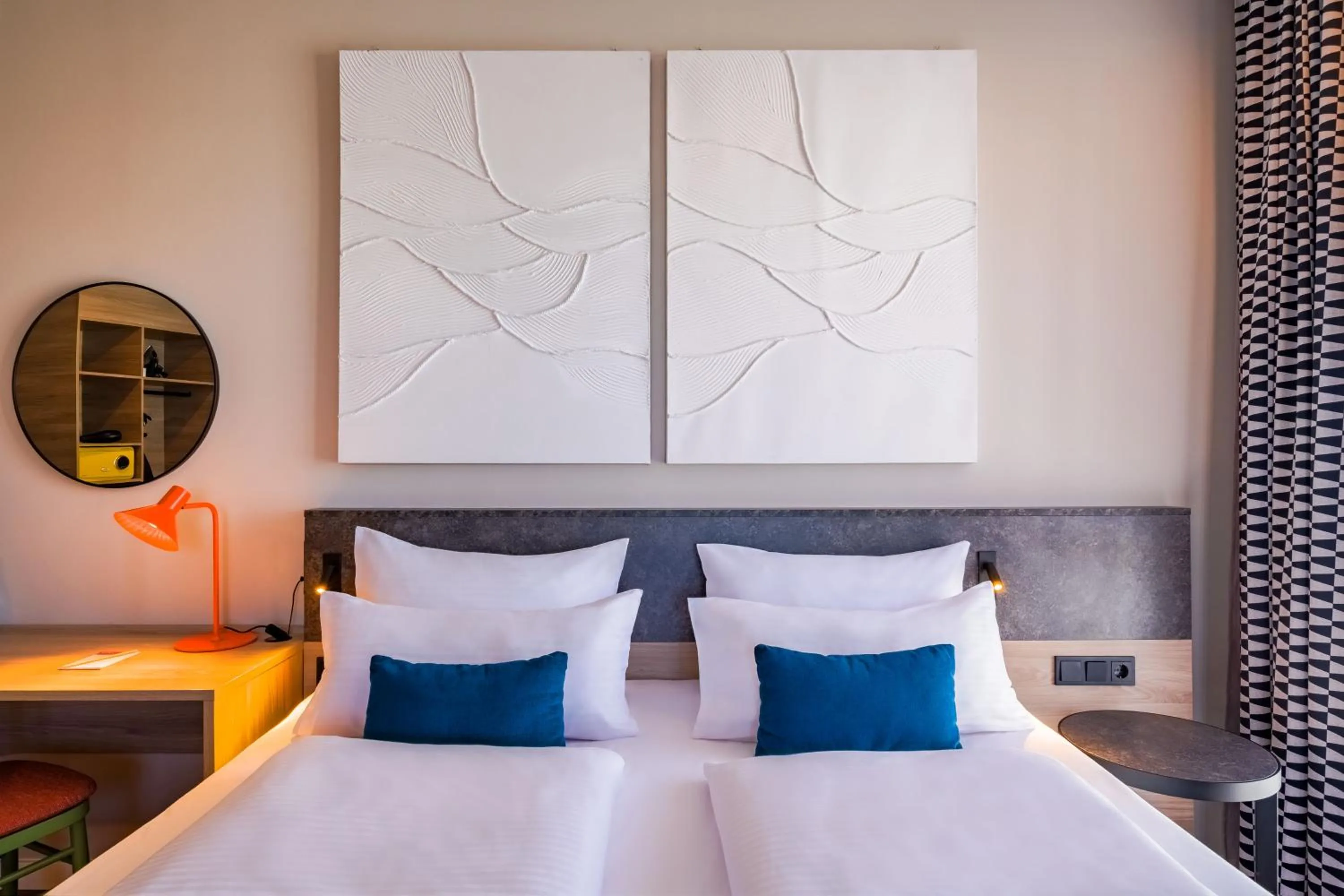 Bed in Ramada Encore by Wyndham Munich Messe