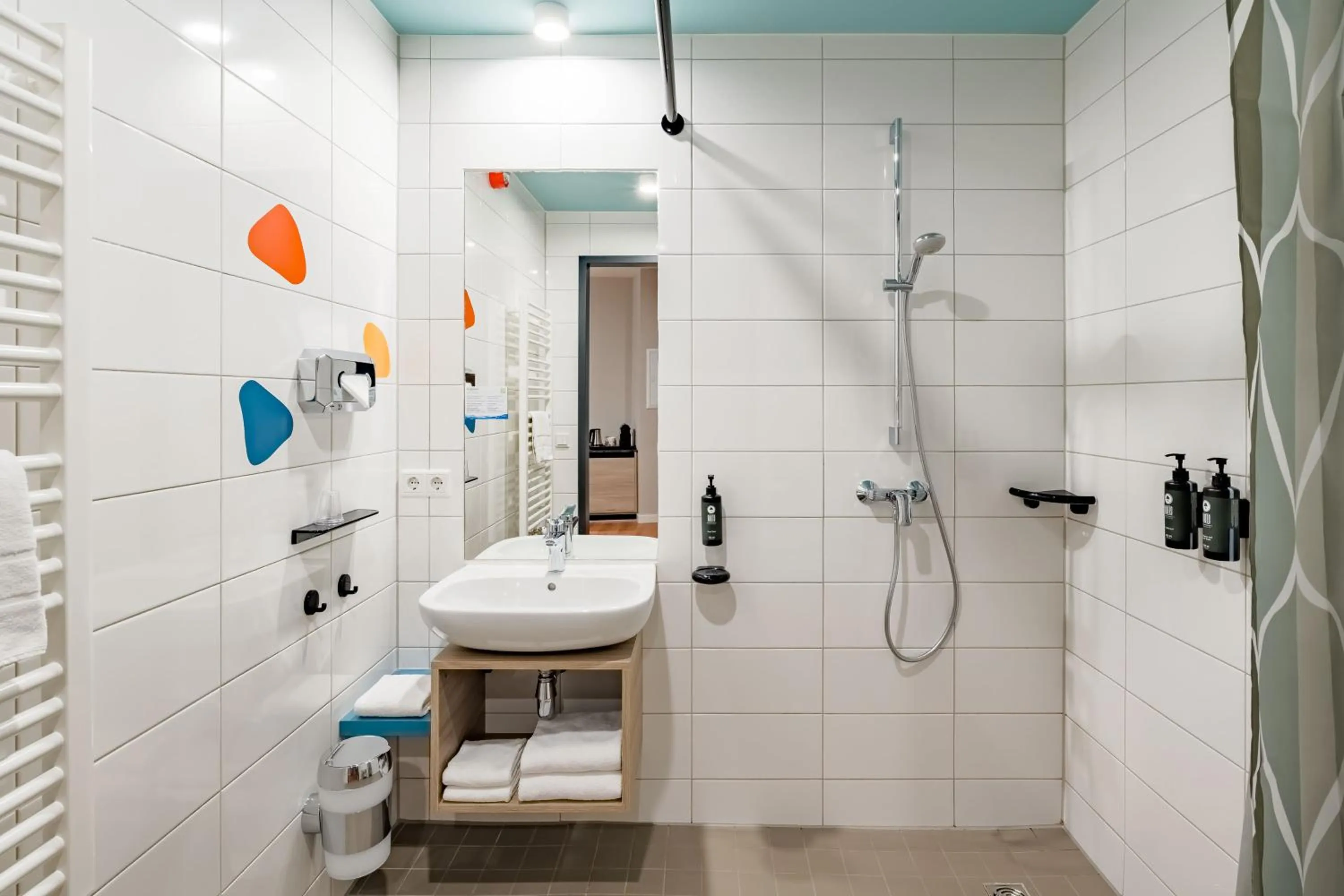 Shower in Ramada Encore by Wyndham Munich Messe