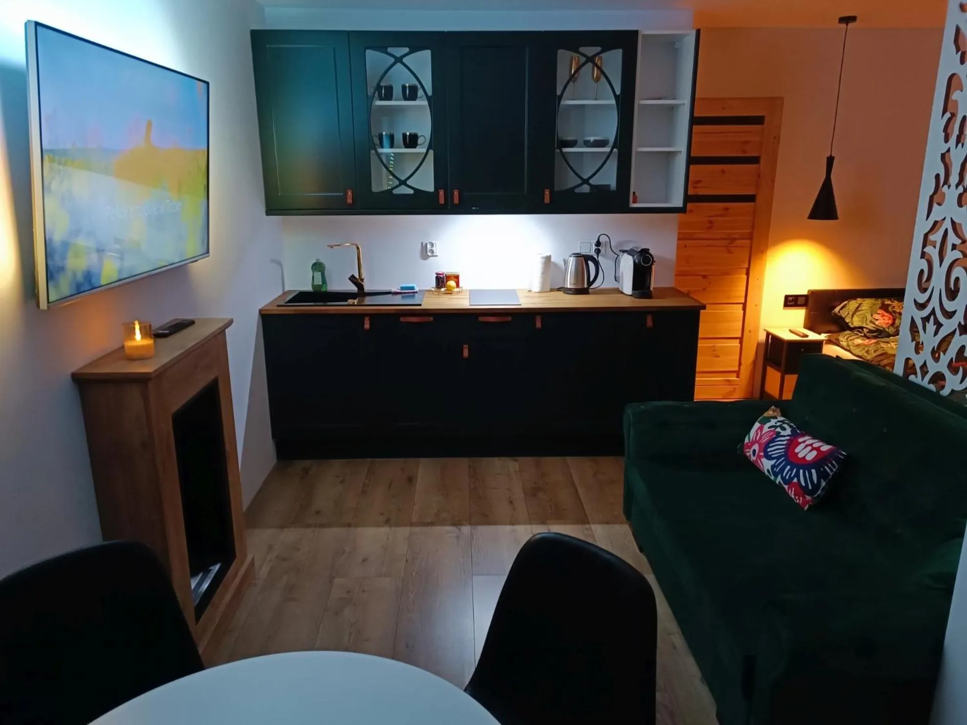 Living room in Blu Raj - domy w Sudetach