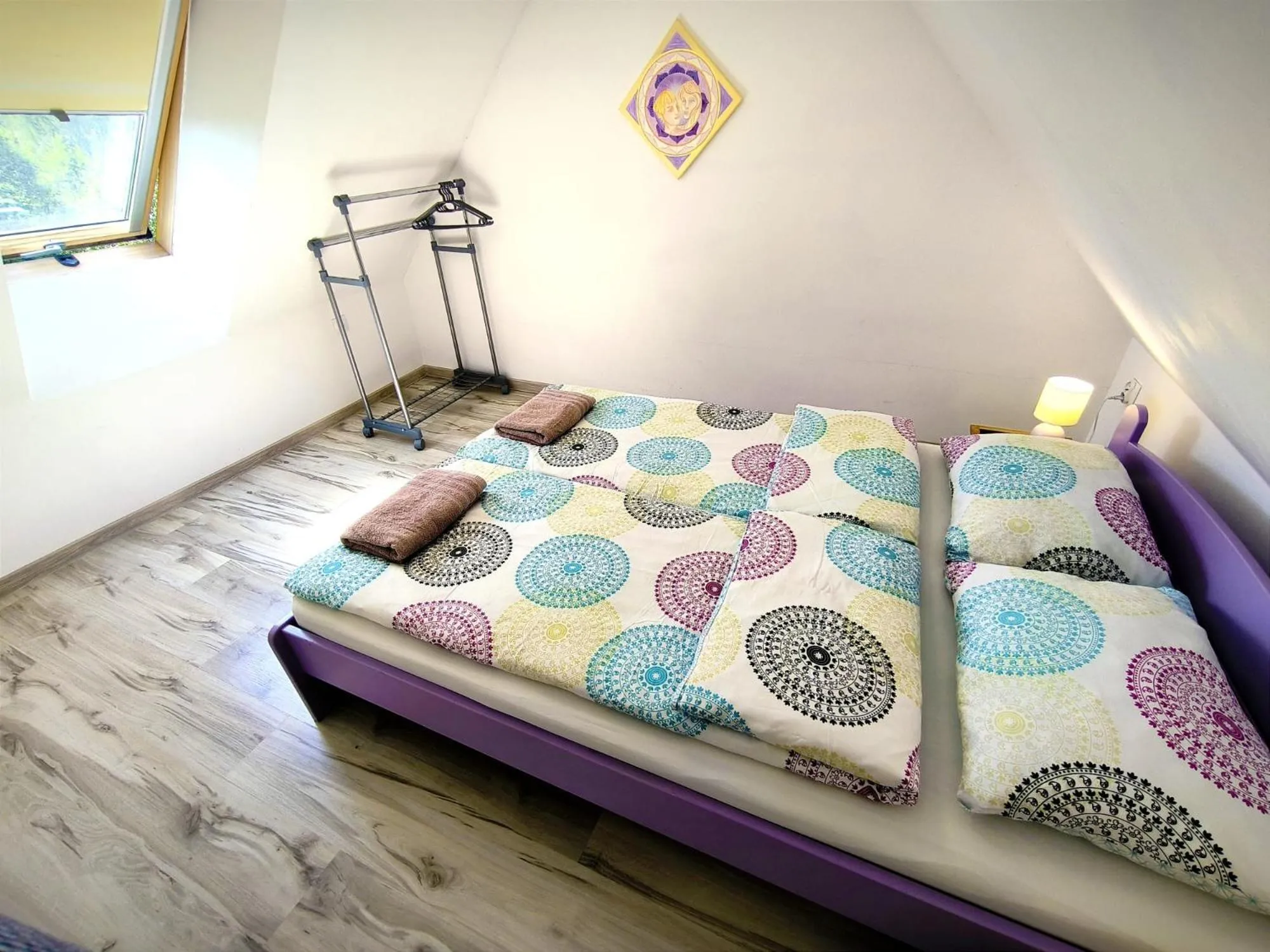 Bedroom, Bed in Blu Raj - domy w Sudetach