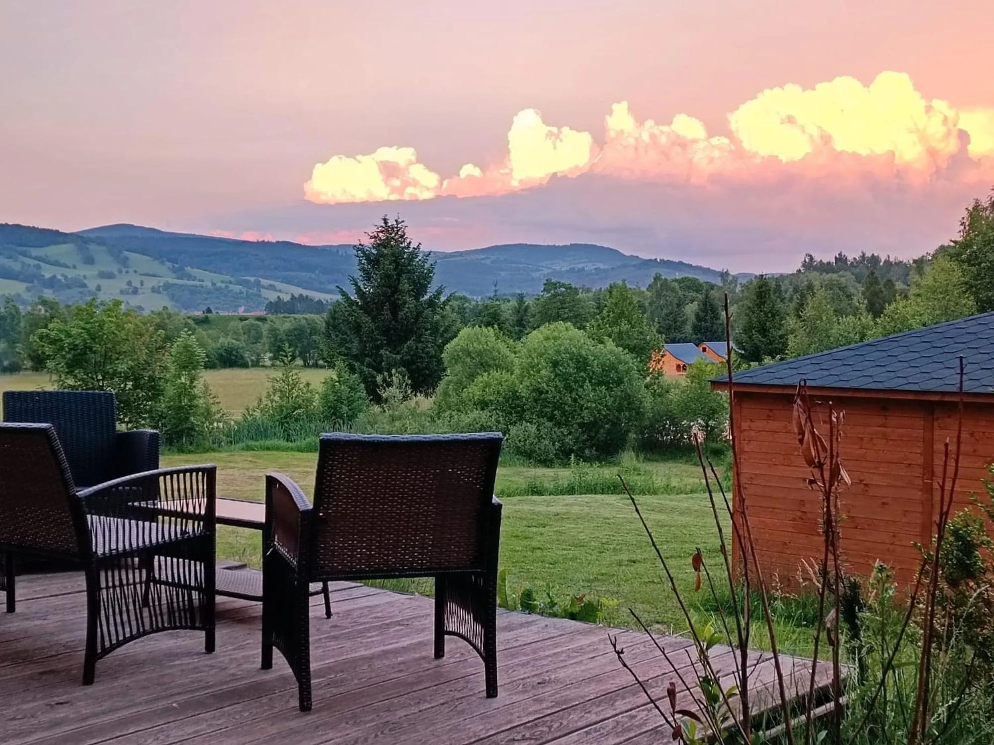 Natural landscape in Blu Raj - domy w Sudetach