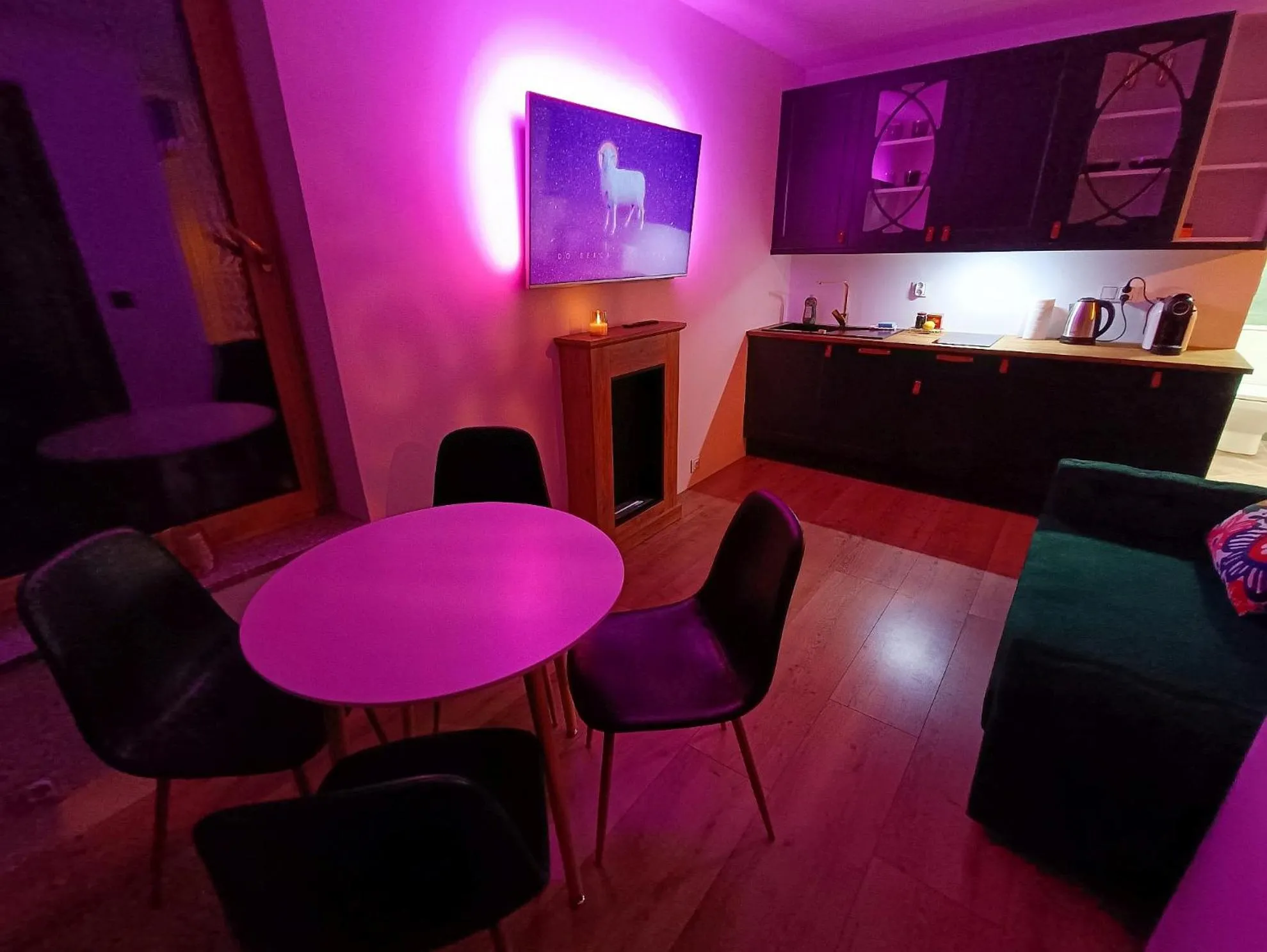 Living room in Blu Raj - domy w Sudetach