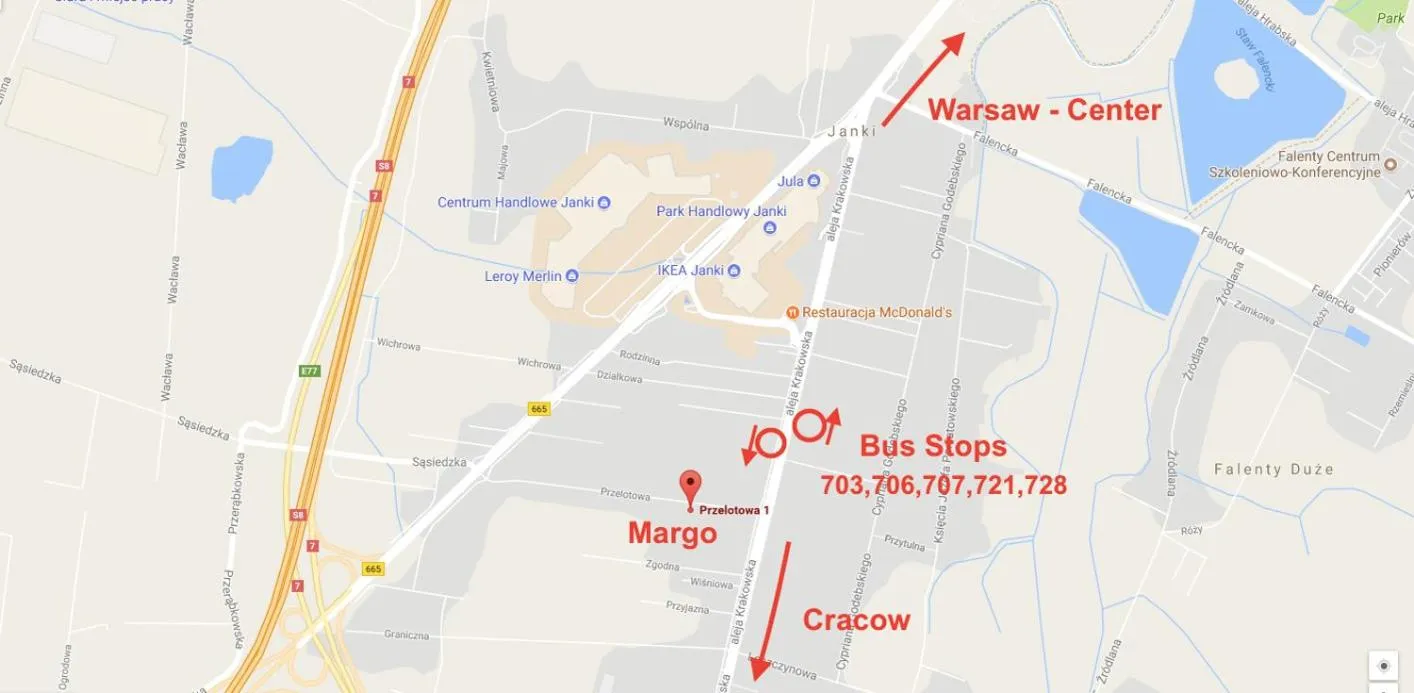 Nearby landmark in Gościniec Margo