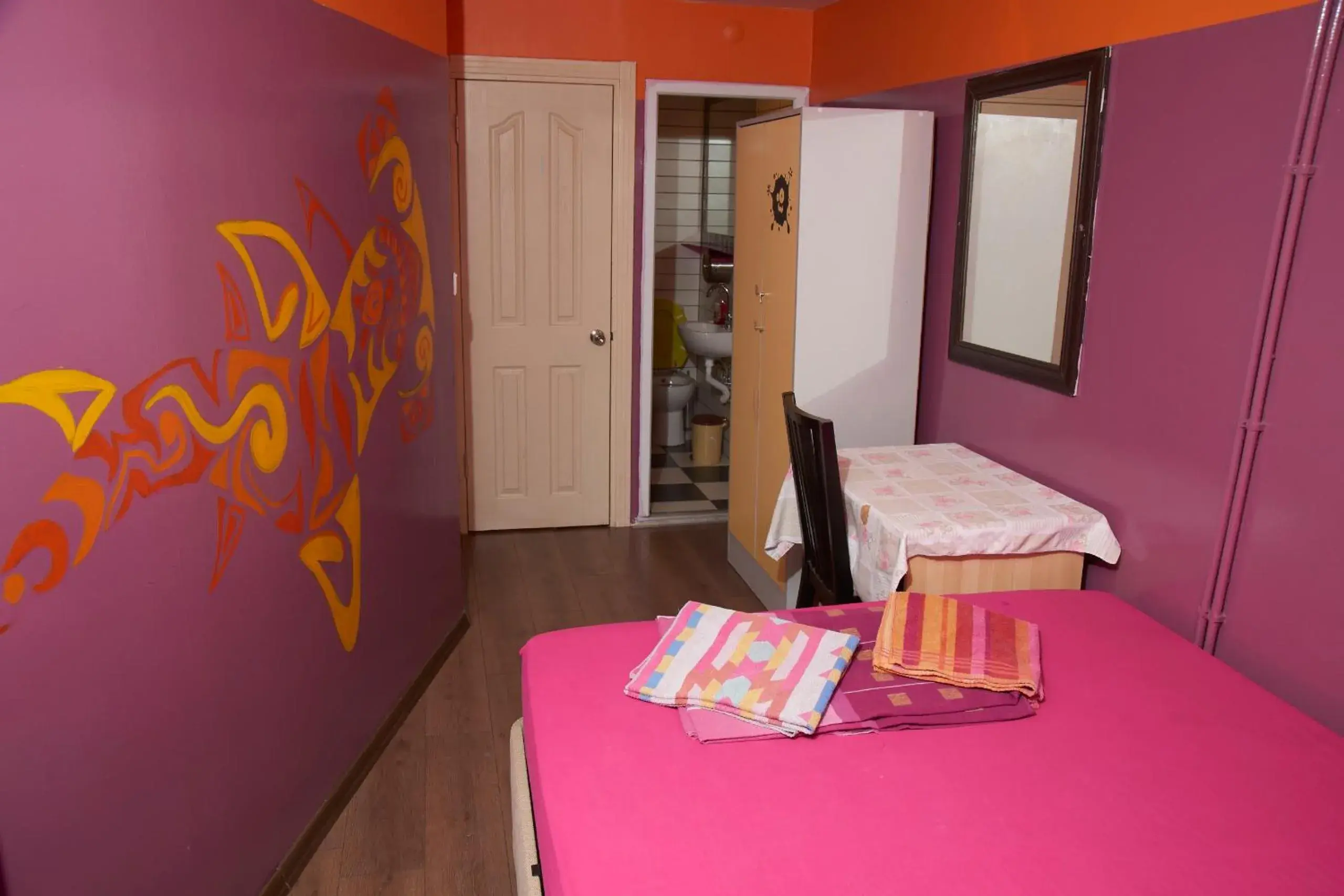 Double Room with Private Bathroom in Chillout Lya Hostel & Lounge Double Room with Private Bathroom in Chillout Lya Hostel & Lounge