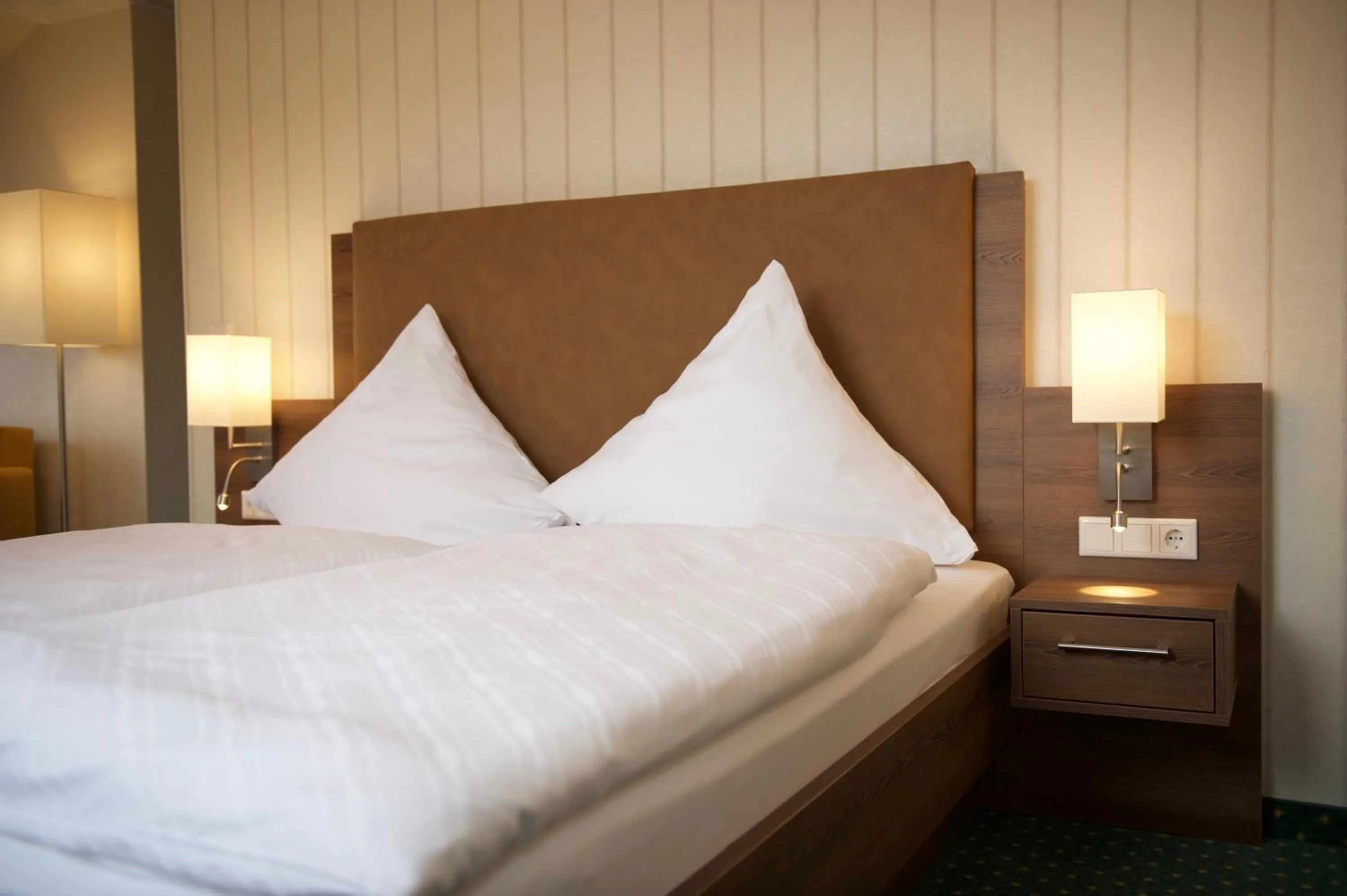 Bed in Hotel Noltmann-Peters