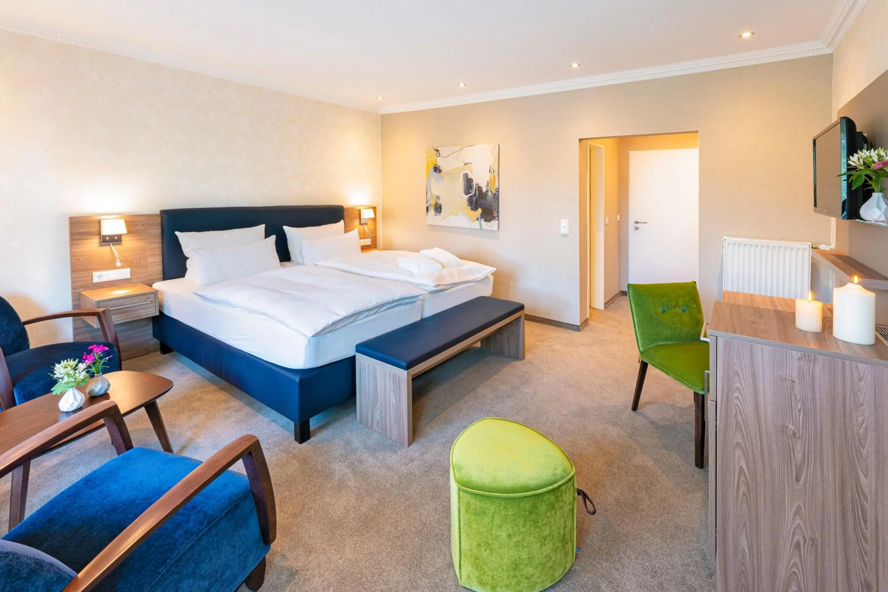 Bed in Hotel Noltmann-Peters