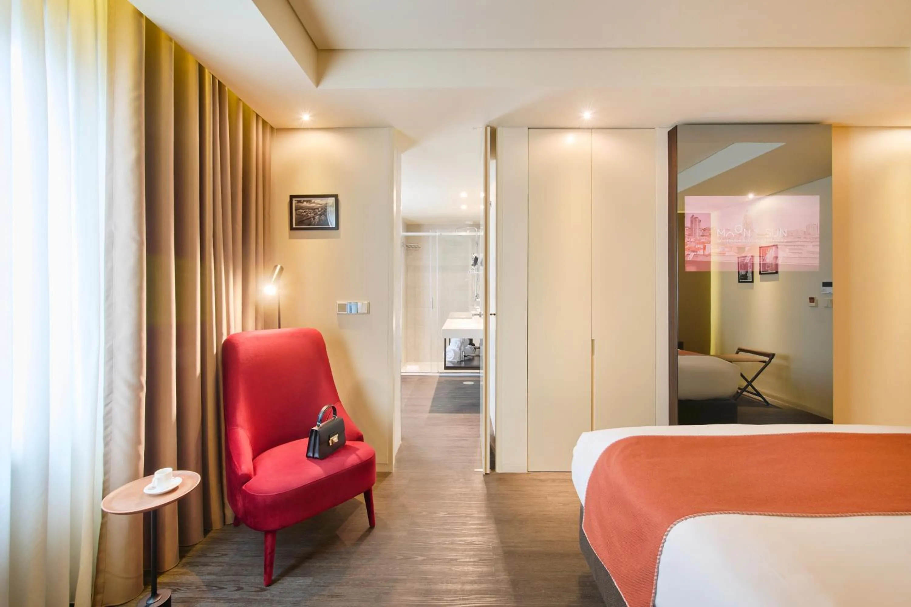 Bed in Hotel Moon & Sun Porto