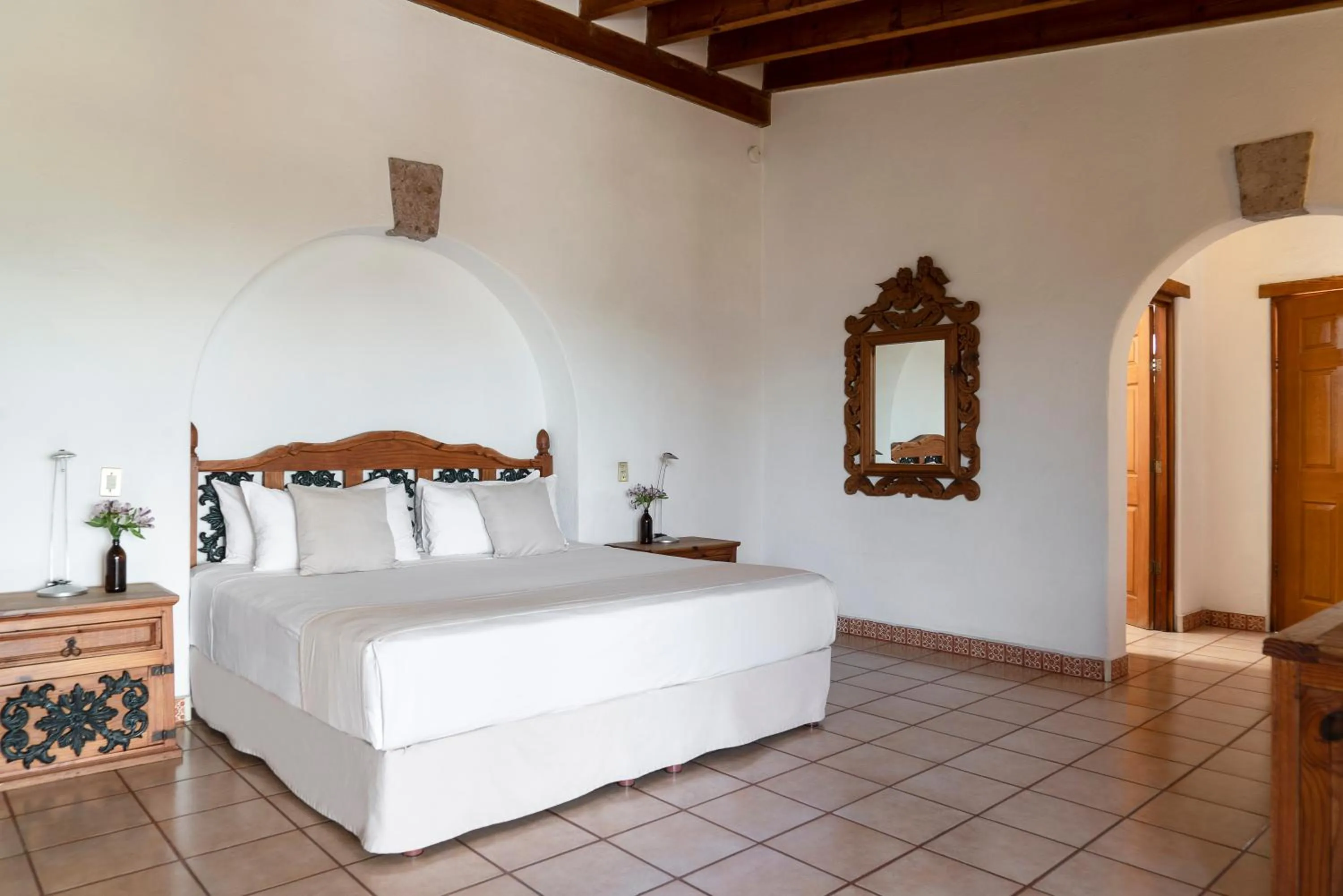 Photo of the whole room, Bed in Posada del Tepozteco - Hotel & Gallery