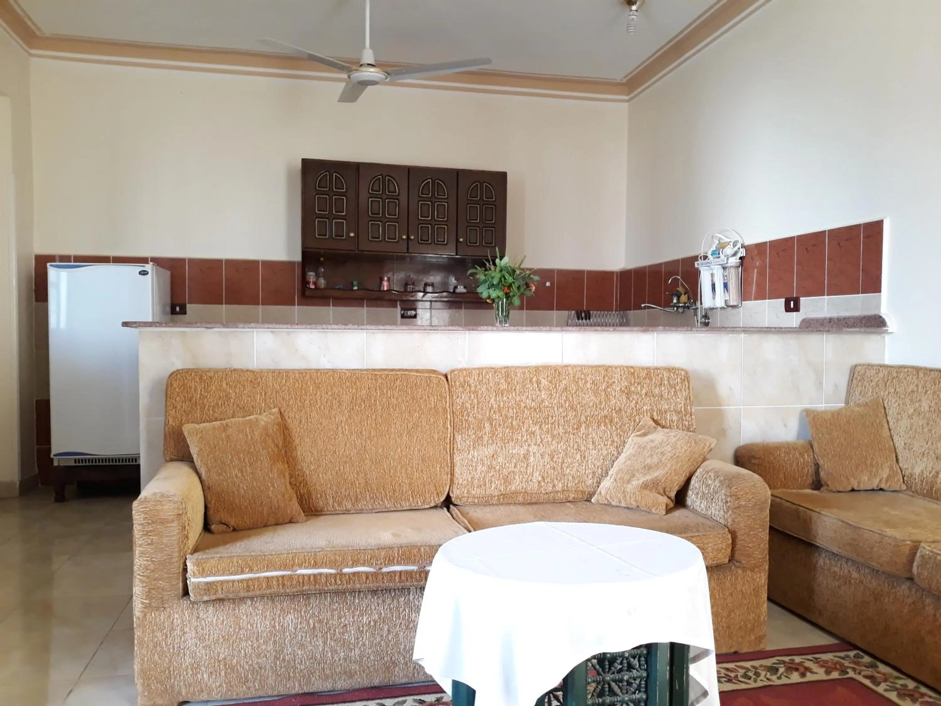 Living room in Enjoy Luxor