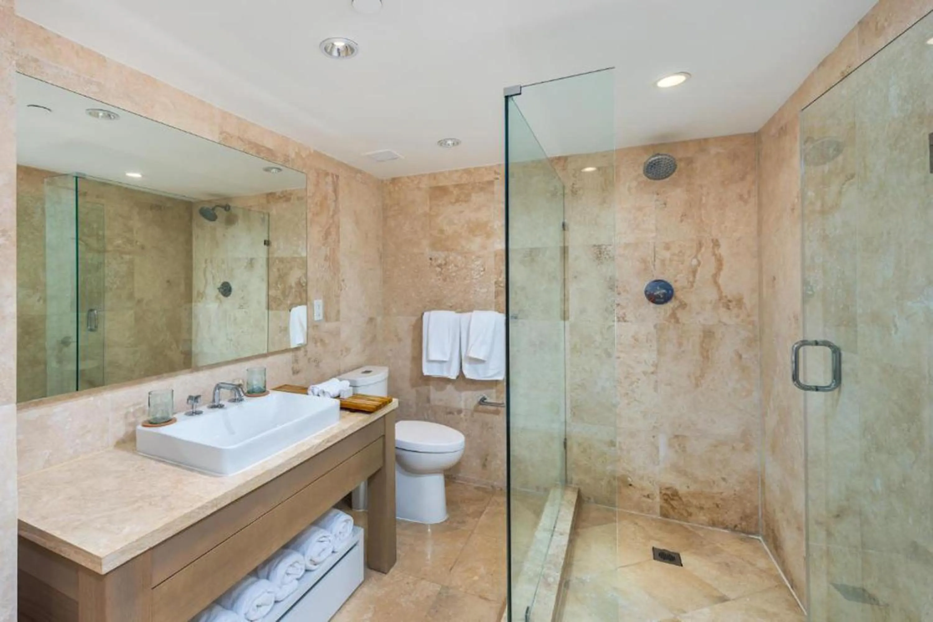 Shower in 1 Hotel & Homes Miami Beach Oceanfront Residence Suites By Joe Semary