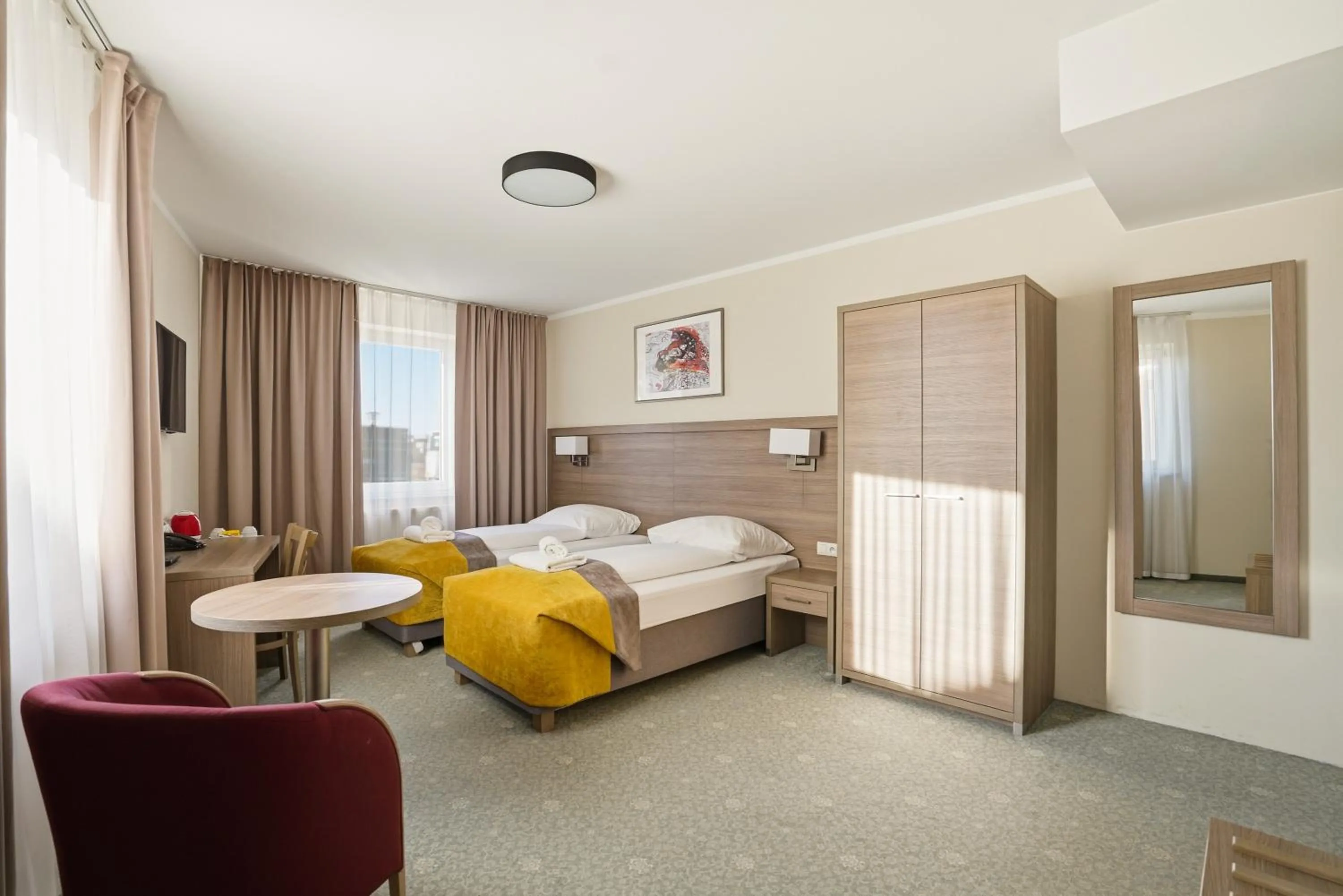 Bed in Hotel Bielany