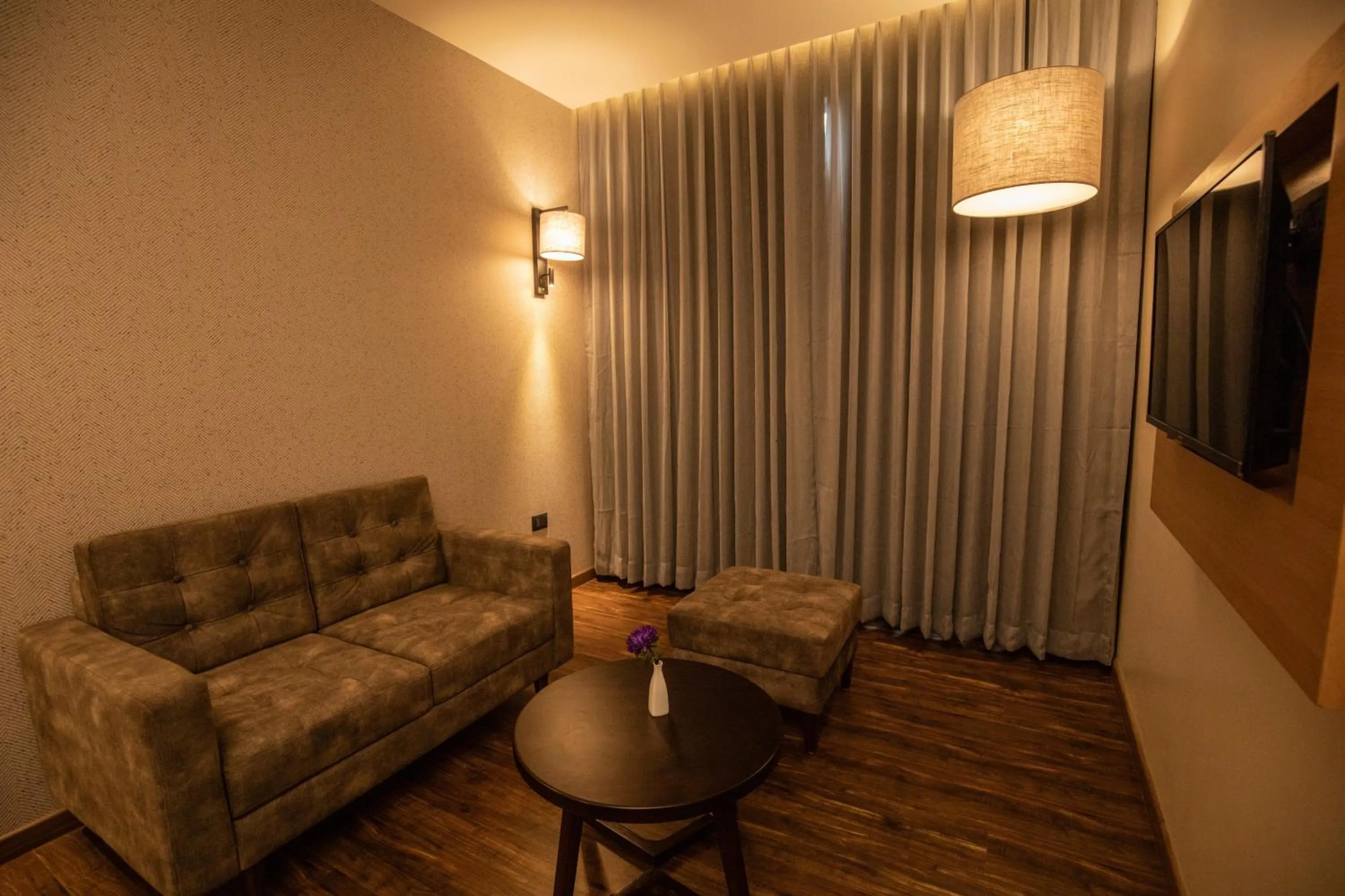 Living room in The Vern at BLVD