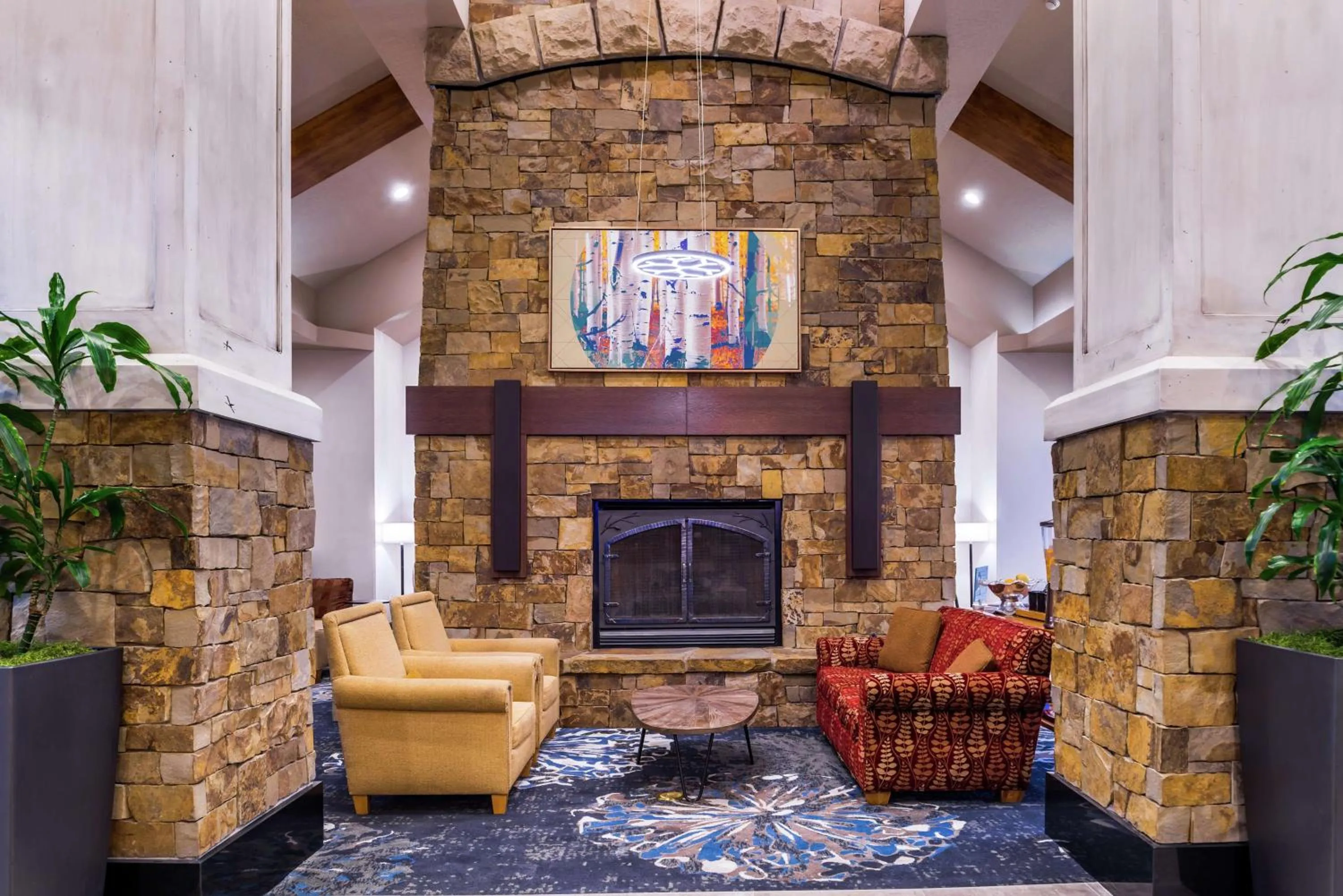 Lobby or reception in Hilton Garden Inn Bend