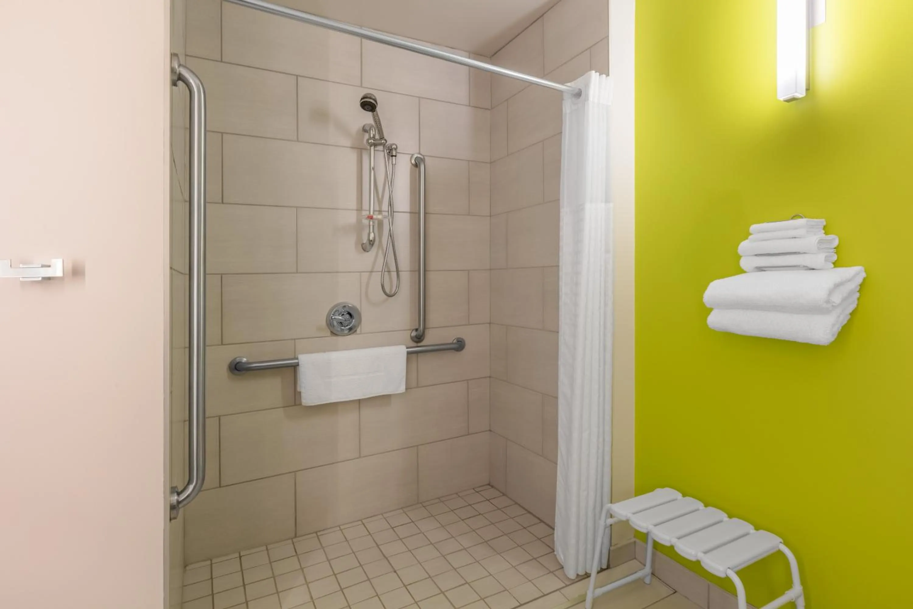 Bathroom in Super 8 by Wyndham Winnipeg East MB