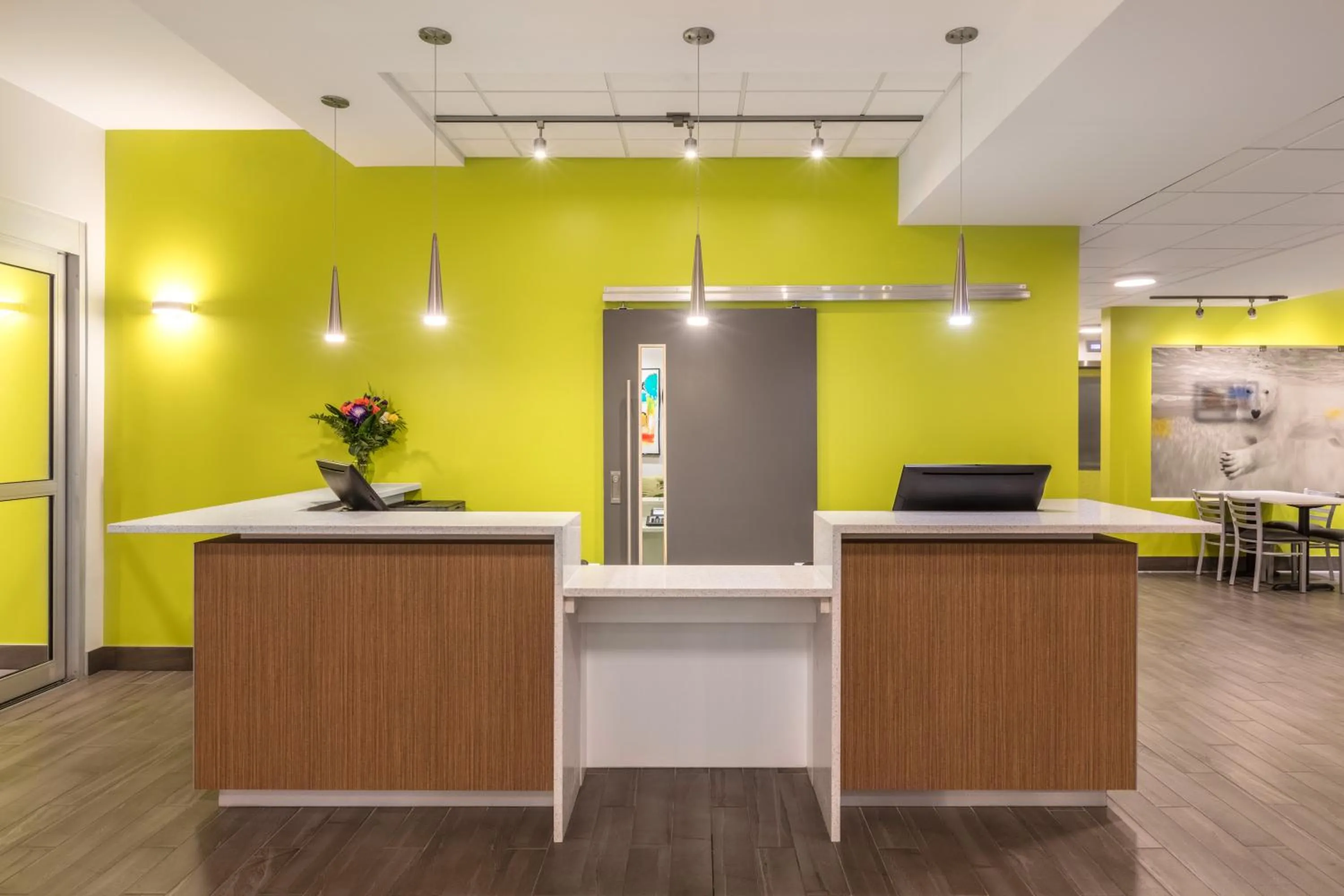 Lobby or reception in Super 8 by Wyndham Winnipeg East MB