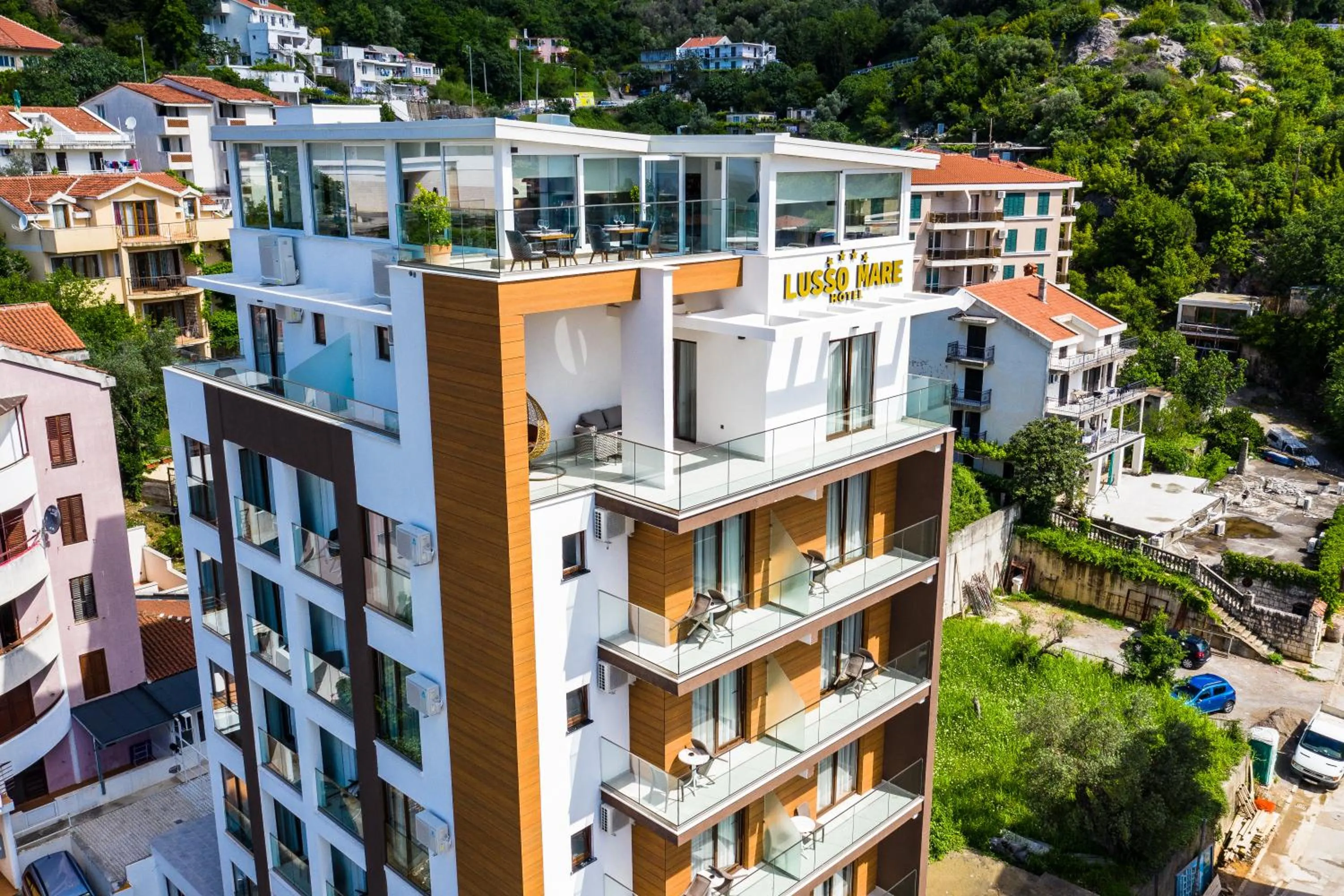 Bird's eye view in Hotel Lusso Mare by Aycon