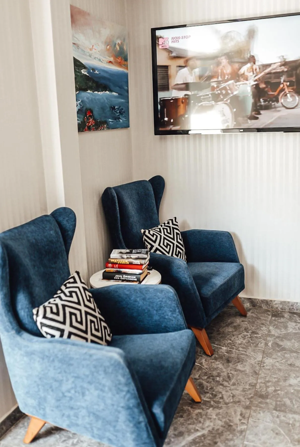 Lobby or reception in Hotel Lusso Mare by Aycon