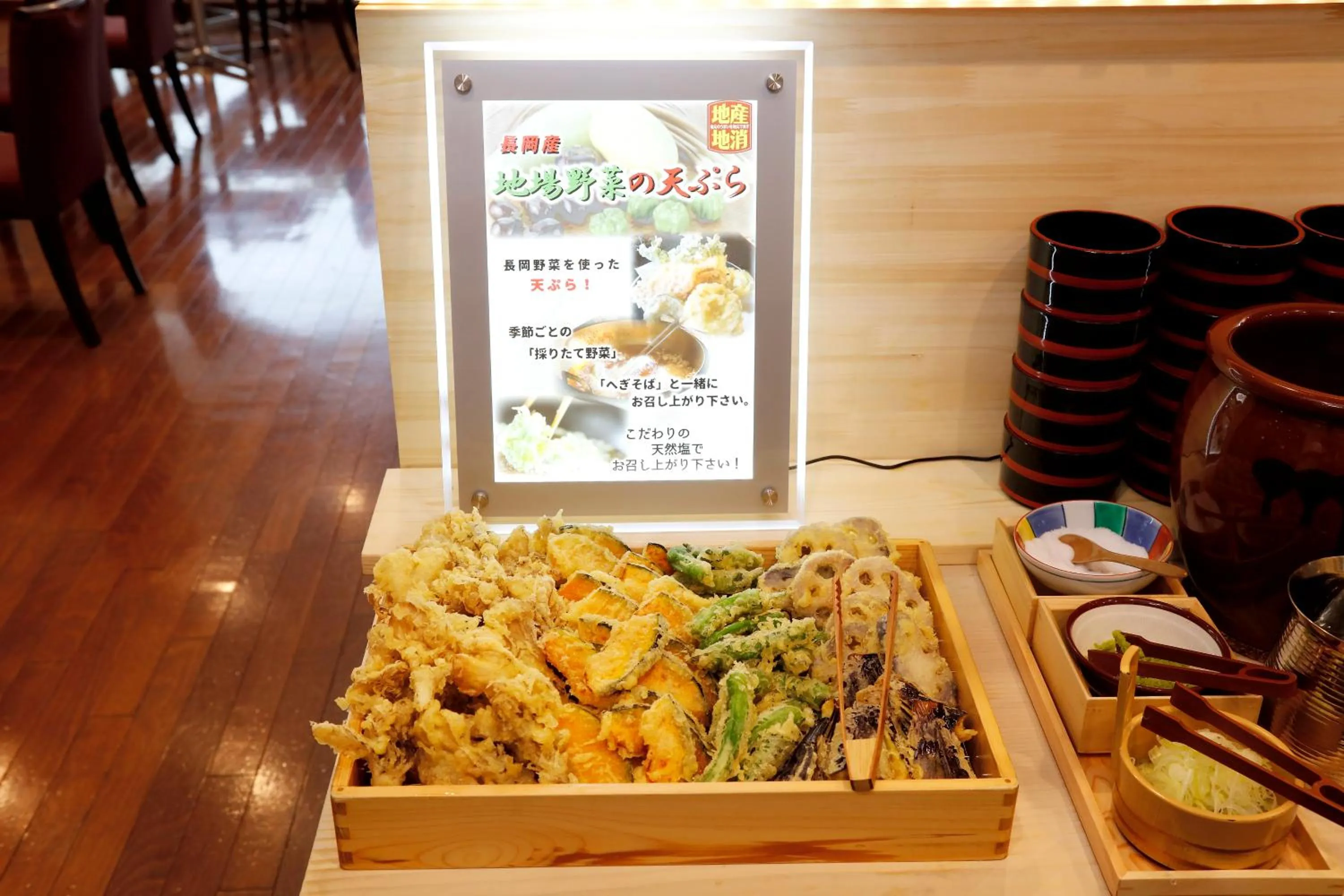 Buffet breakfast in Hotel Hokke Club Niigata Nagaoka