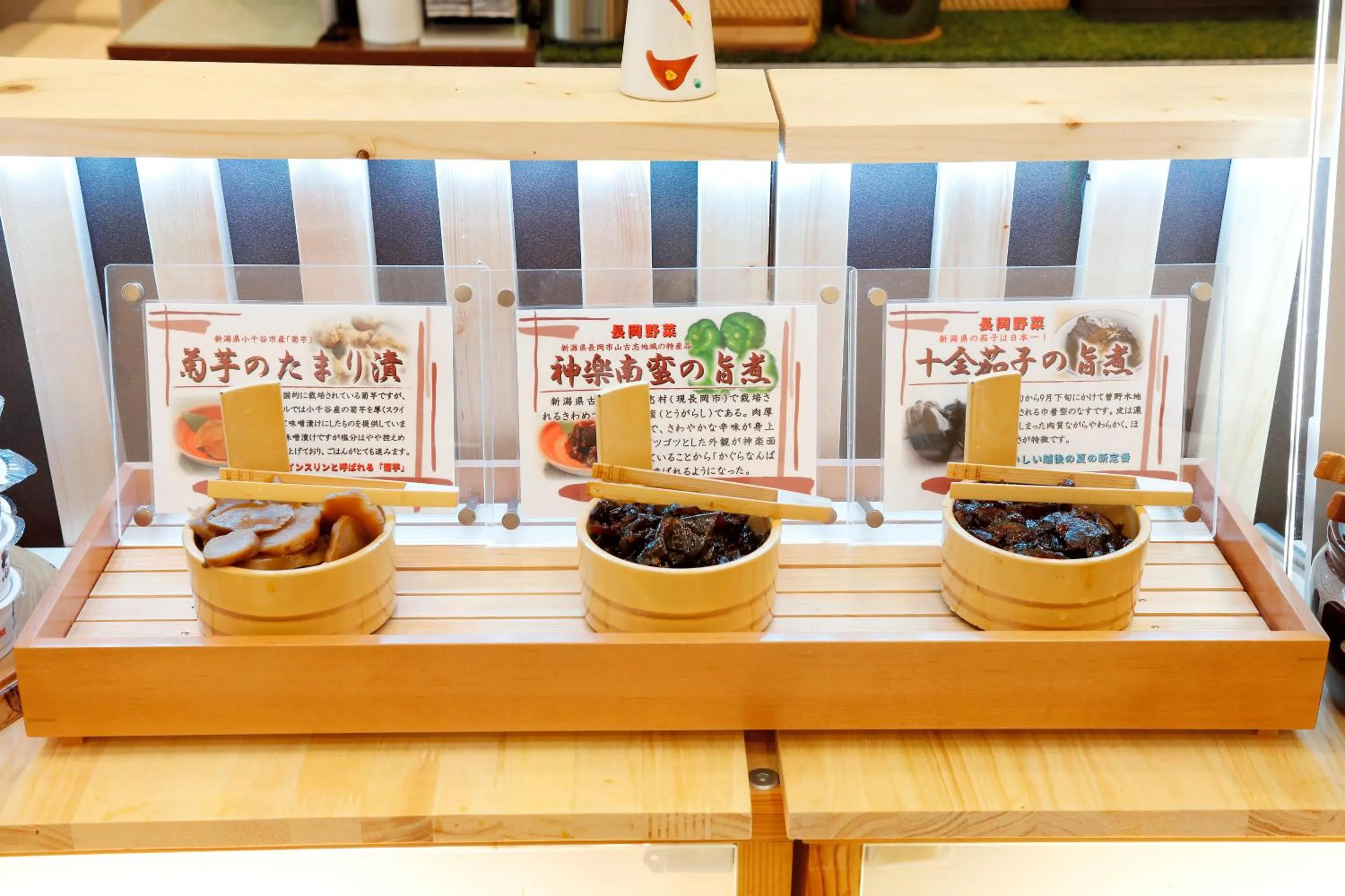 Buffet breakfast in Hotel Hokke Club Niigata Nagaoka